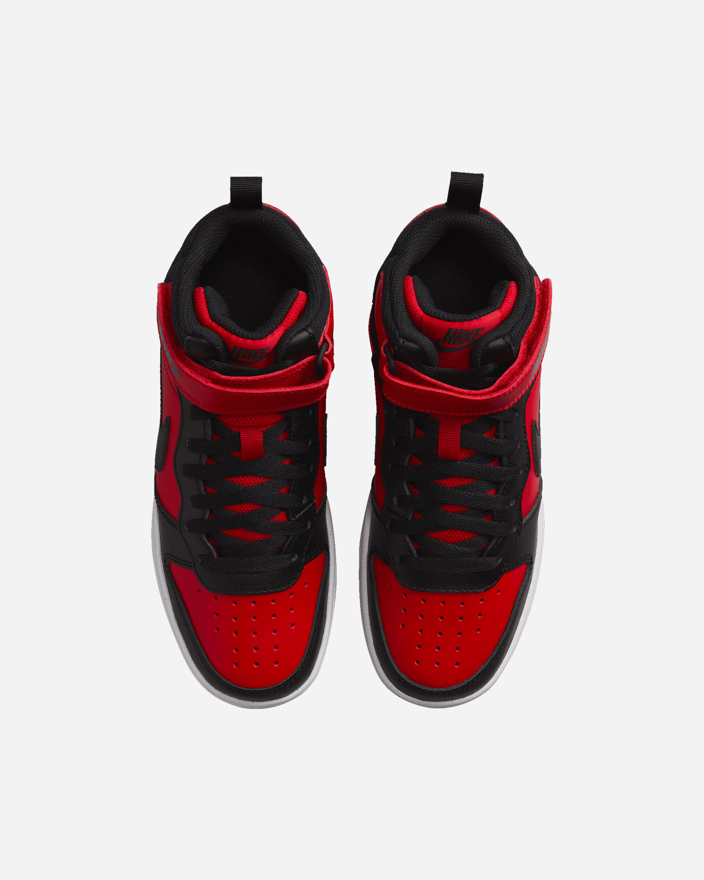 Scarpe sneakers NIKE COURT BOROUGH MID 2 GS JR - Rosso - 2 | Cisalfa Sport