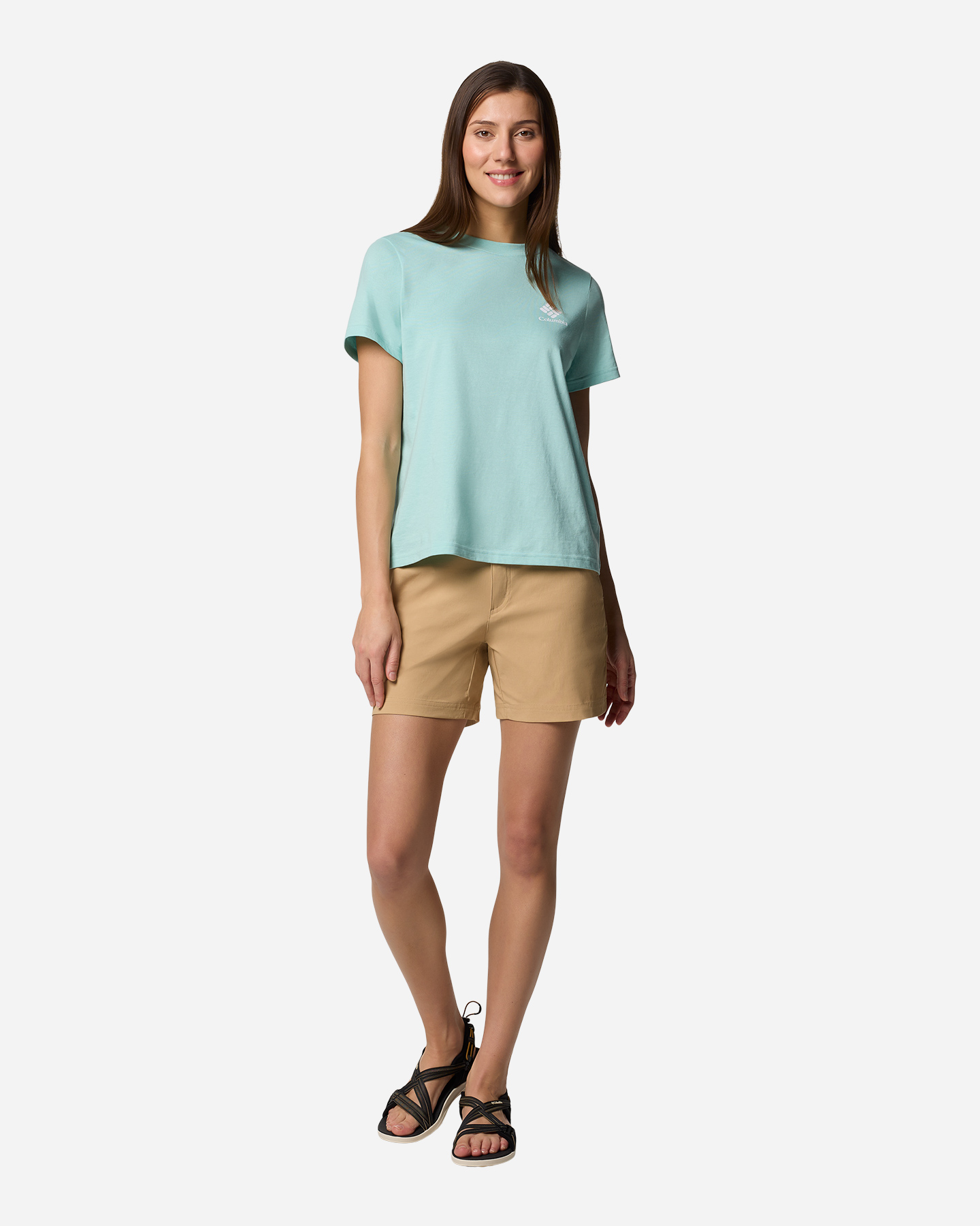 Pantaloncini COLUMBIA LESLIE FALLS II W - Beige - 5 | Cisalfa Sport