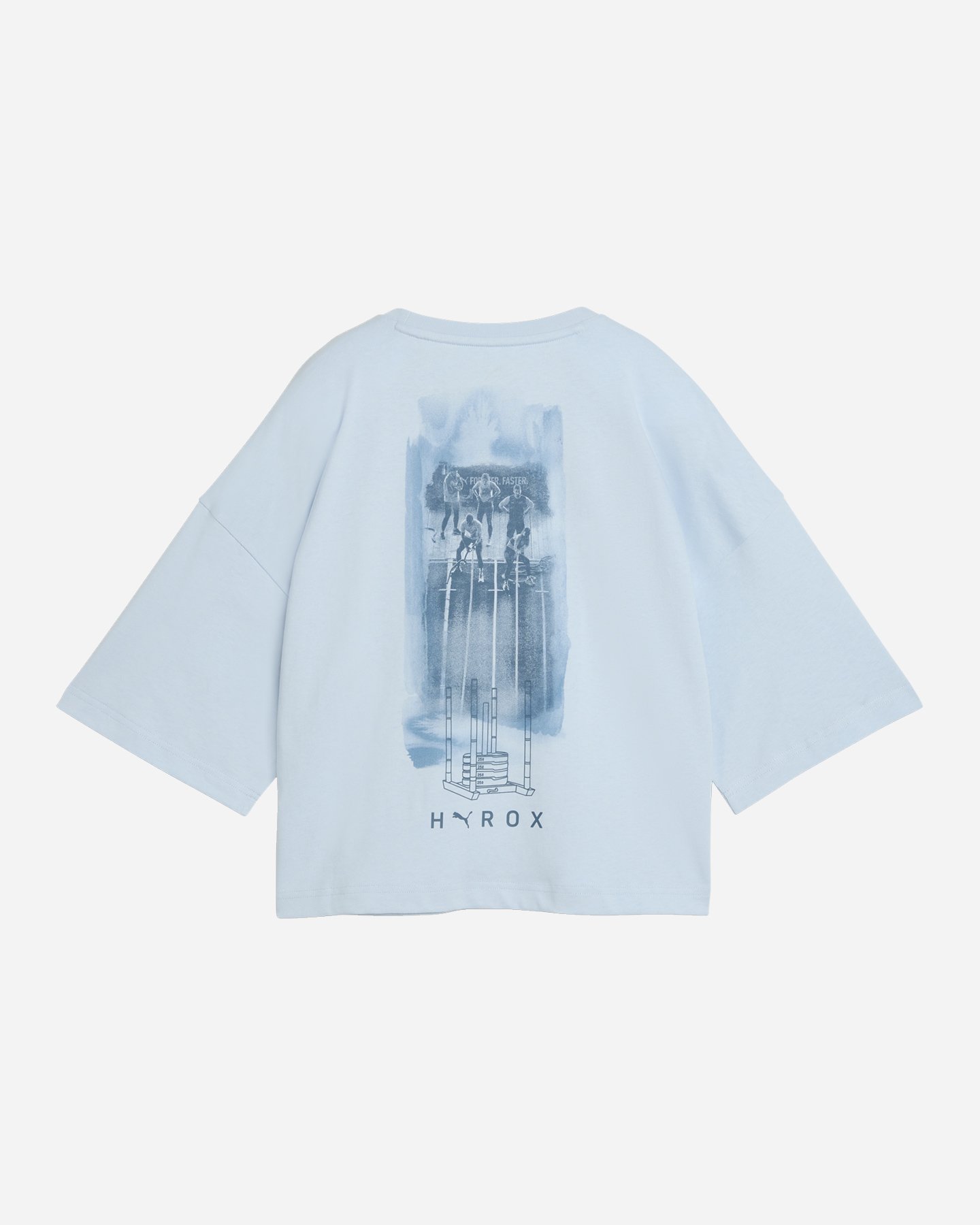 T-shirt training PUMA HYROX GRAPHIC W - Azzurro - 1 | Cisalfa Sport