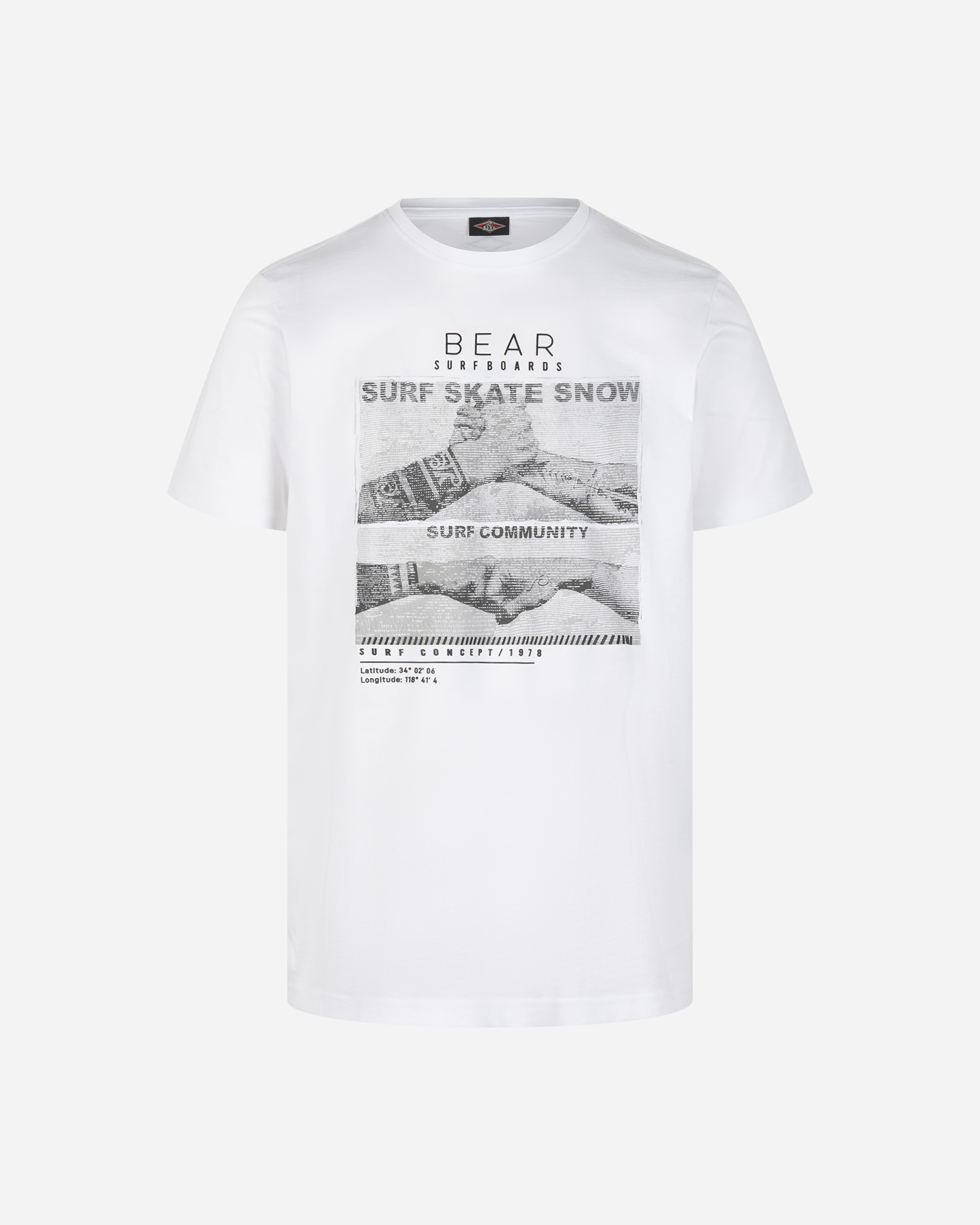 T-shirt BEAR HERITAGE M - Bianco - 5 | Cisalfa Sport