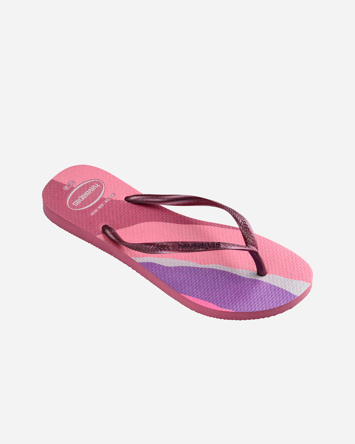 Infradito HAVAIANAS SLIM PALETTE GLOW W - Rosa - 2 | Cisalfa Sport