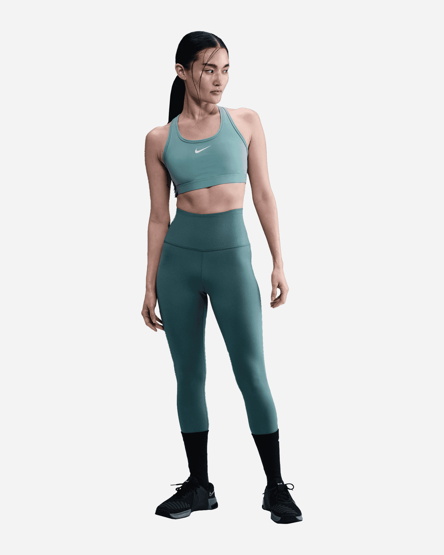Bra training NIKE MS SWOOSH W - Verde - 2 | Cisalfa Sport