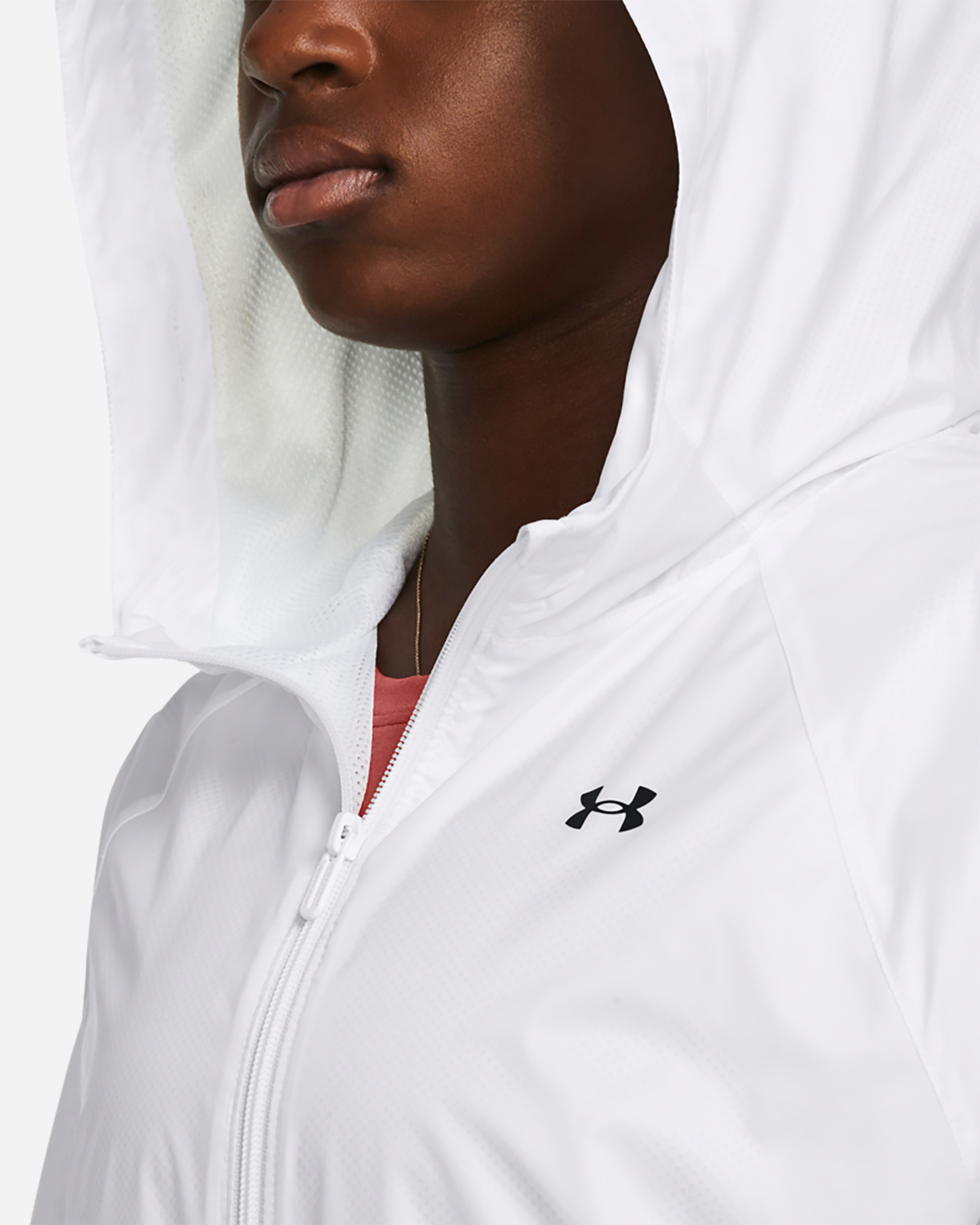 Felpa training UNDER ARMOUR RIVAL SPORT WINDBREAKER W - Bianco - 2 | Cisalfa Sport