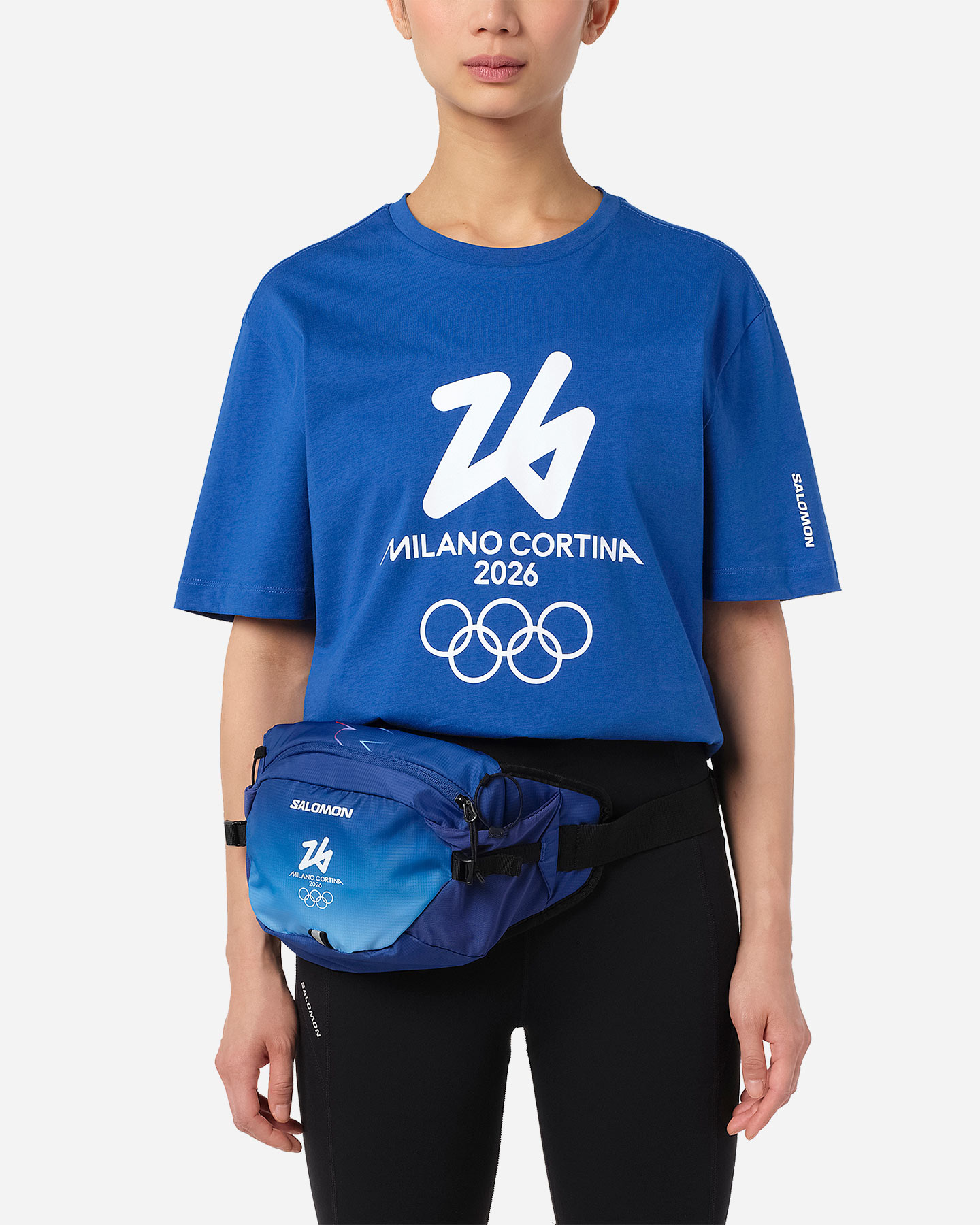 T-shirt SALOMON MILANO CORTINA 2026 OLYMPIC ICON M - Blu - 4 | Cisalfa Sport
