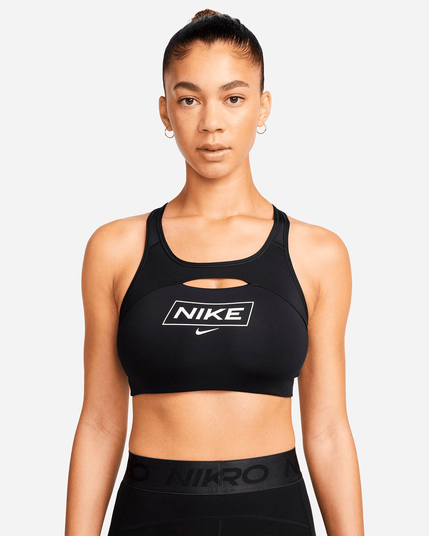 Bra training NIKE POLY CROSSED W - Nero - 0 | Cisalfa Sport