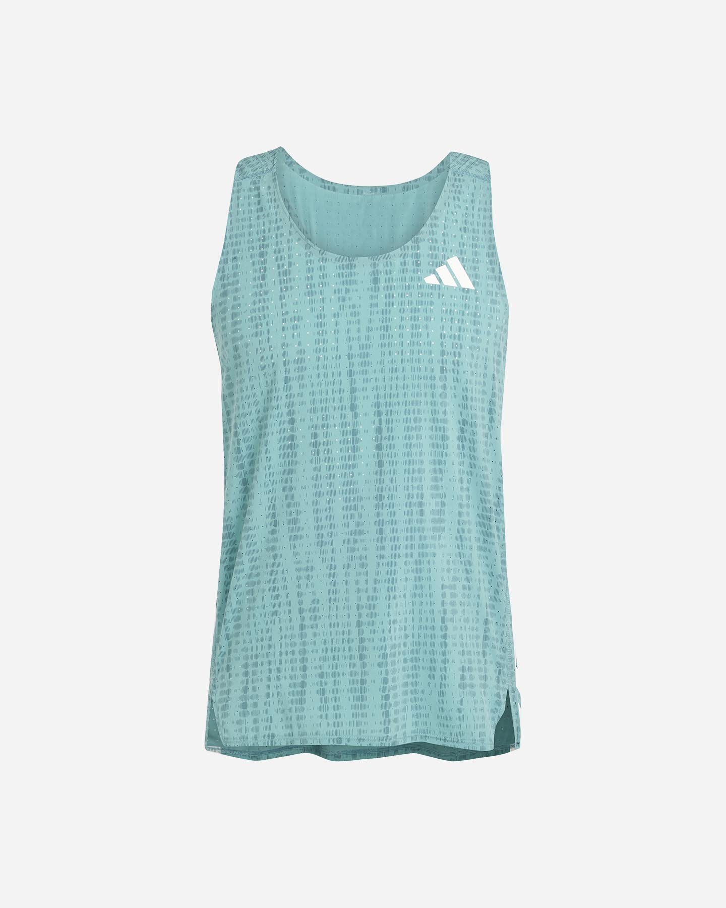 Canotta running ADIDAS ADIZERO M - Verde - 0 | Cisalfa Sport