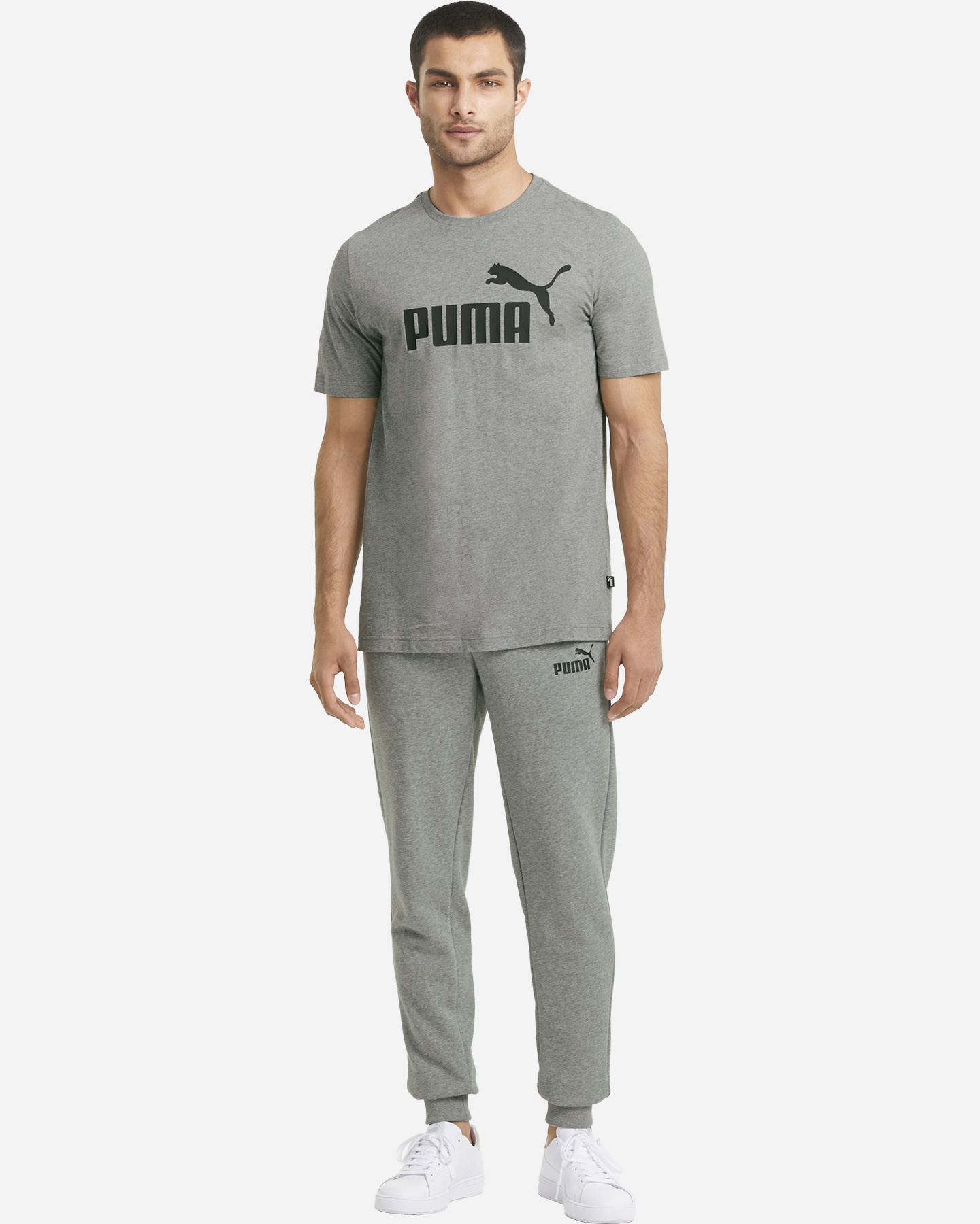 Pantalone PUMA ESSENTIAL M - Grigio - 4 | Cisalfa Sport