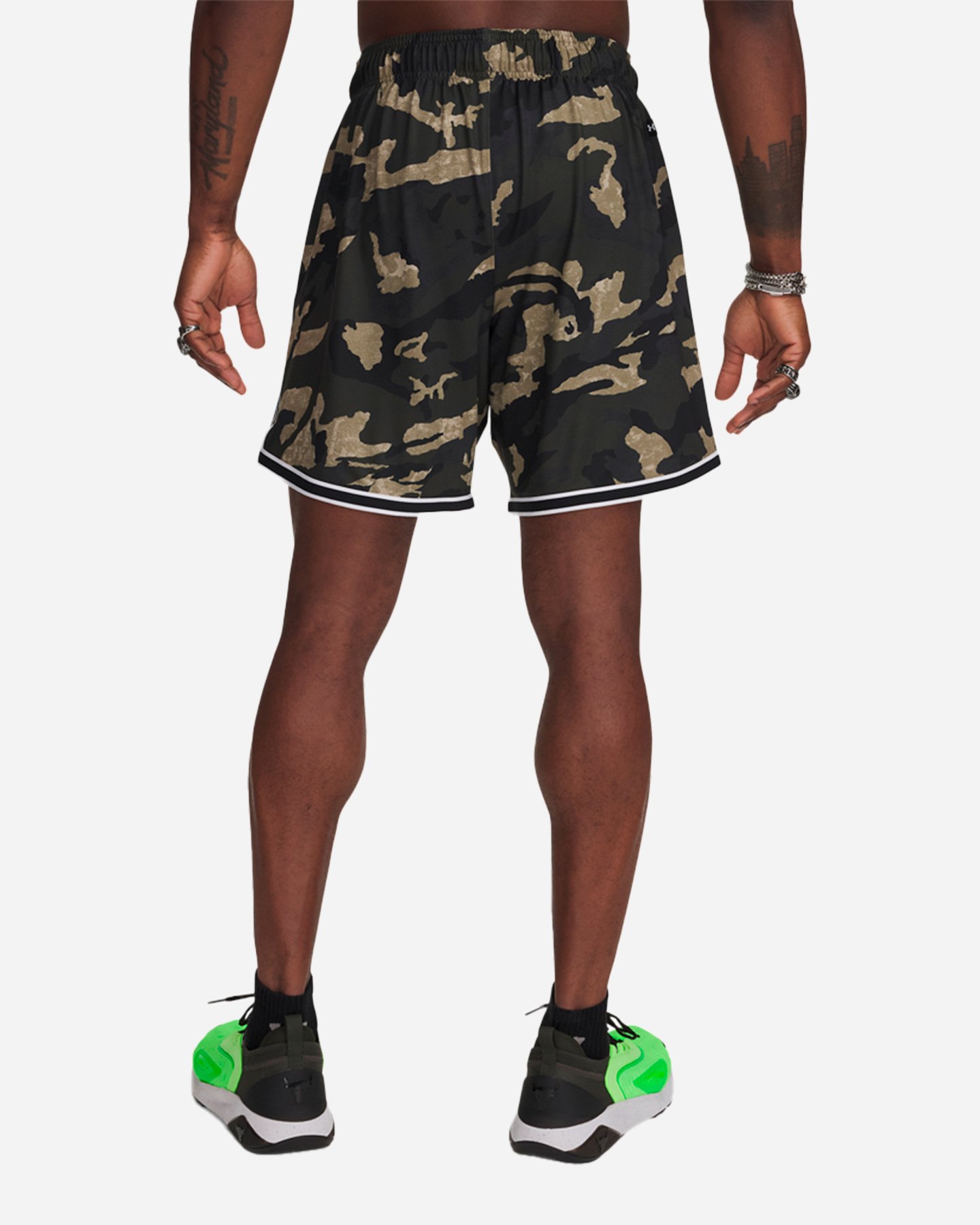 Pantaloncini UNDER ARMOUR THE ROCK CAMO M - Verde - 1 | Cisalfa Sport