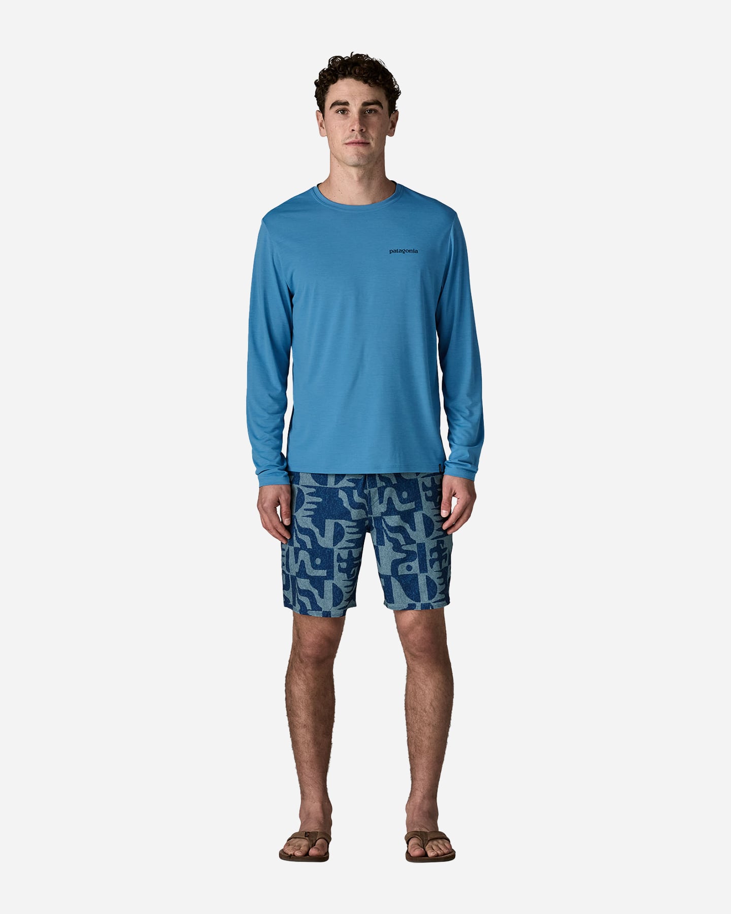 Maglia intimo tecnico PATAGONIA CAP COOL DAILY BOARDSHORT LOGO M - Blu - 2 | Cisalfa Sport