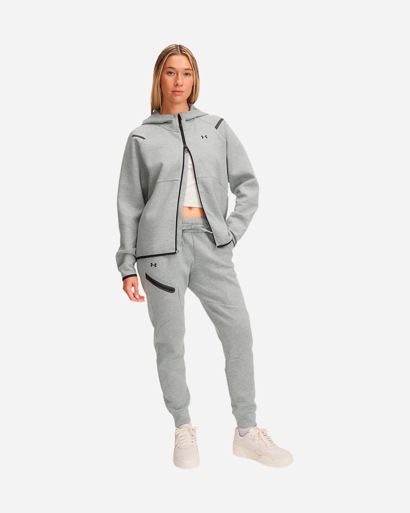 Pantalone UNDER ARMOUR UNSTOPPABLE W - Verde - 2 | Cisalfa Sport