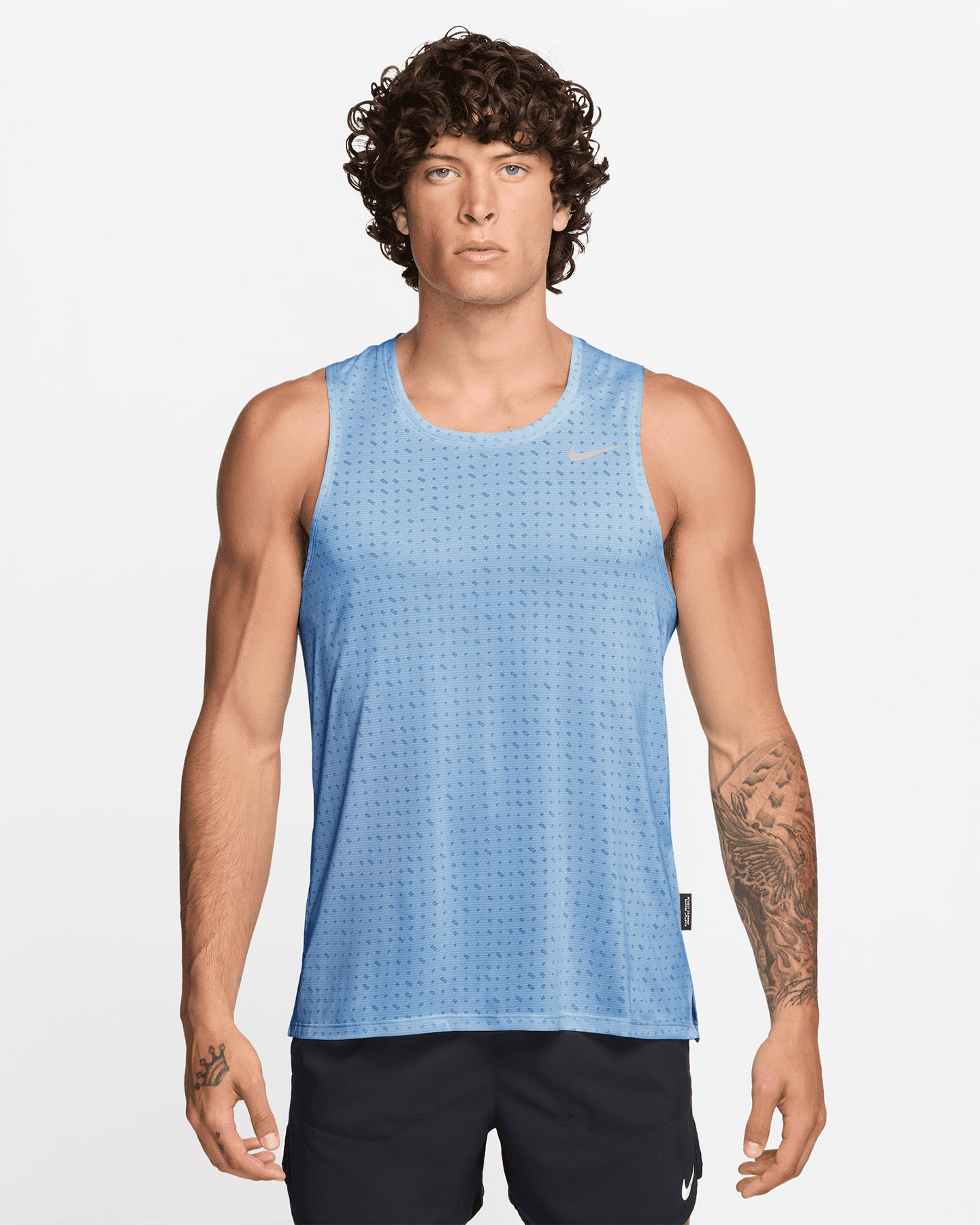 Canotta running NIKE DRI FIT BREATHE MILER M - Nero - 0 | Cisalfa Sport
