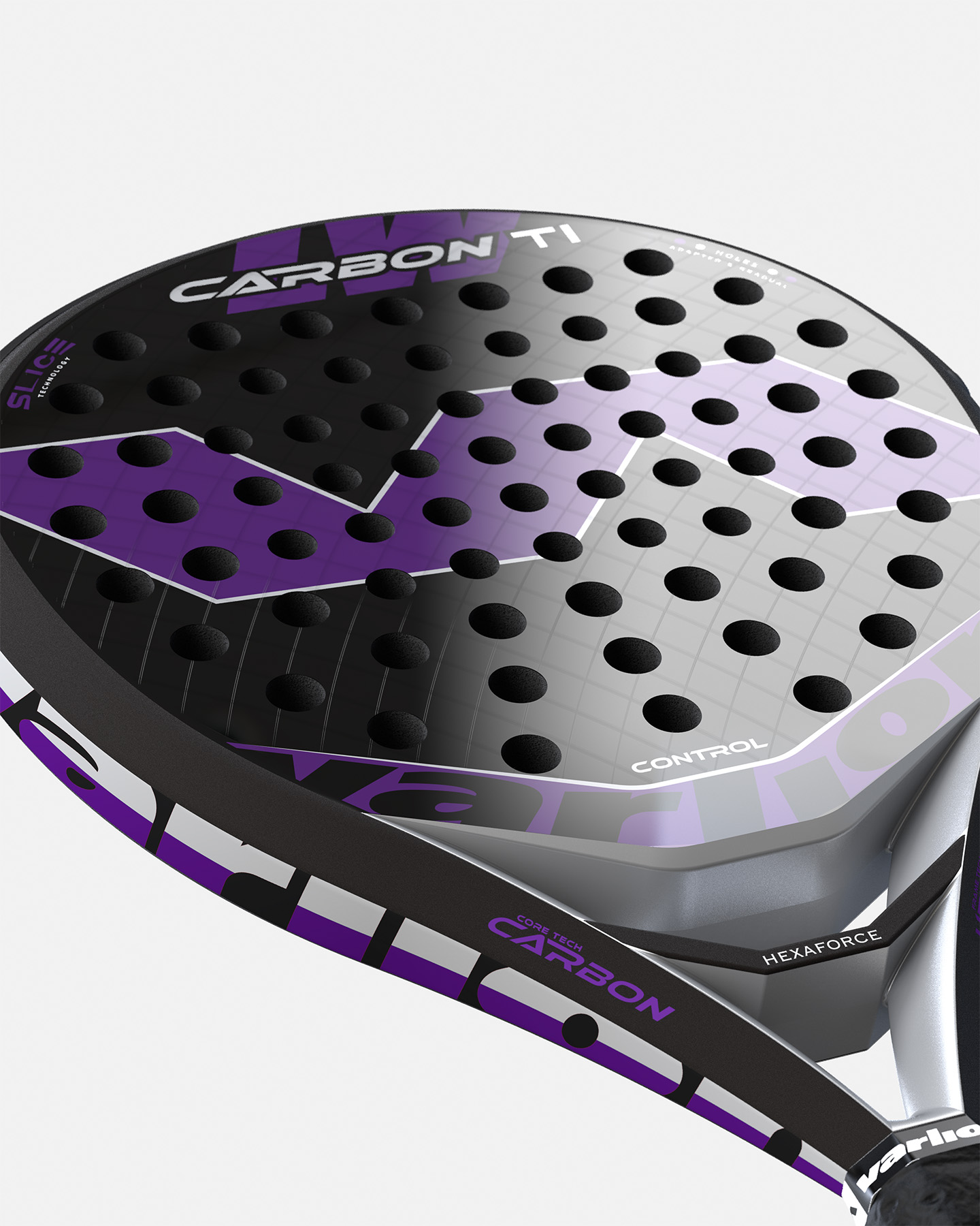 Racchetta padel intermedia VARLION LW CARBON TI PADEL  - Viola - 4 | Cisalfa Sport