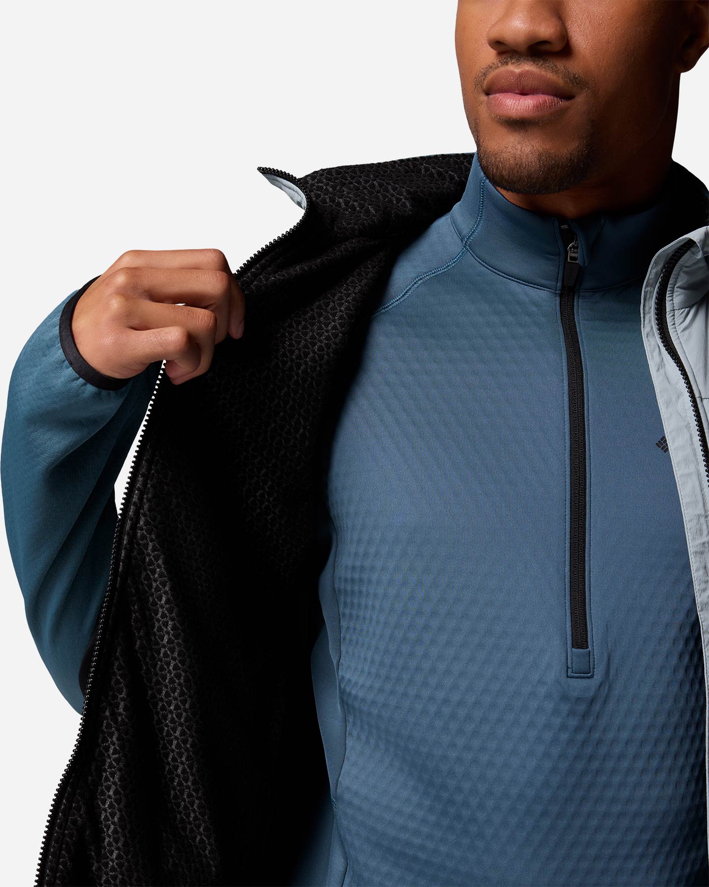 Pile COLUMBIA ARCTIC CREST HYBRID M - Blu - 5 | Cisalfa Sport