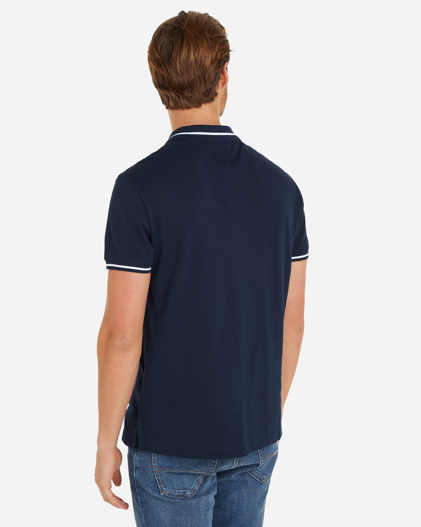 Polo TOMMY HILFIGER TIPPING M - Blu Navy - 3 | Cisalfa Sport