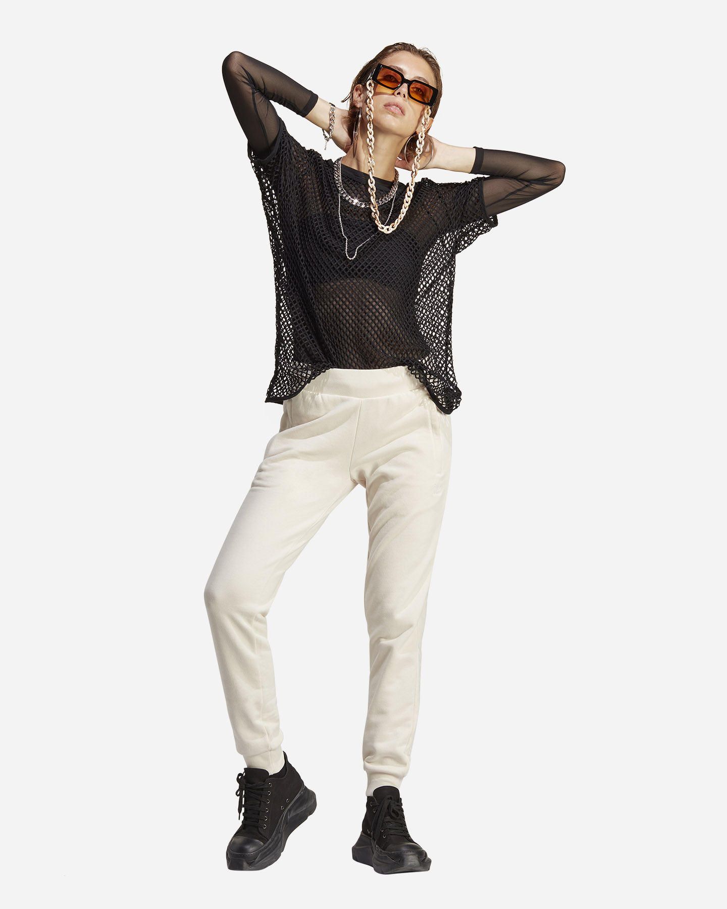 Pantalone ADIDAS ORIGINAL SMALL LOGO W - Beige - 5 | Cisalfa Sport