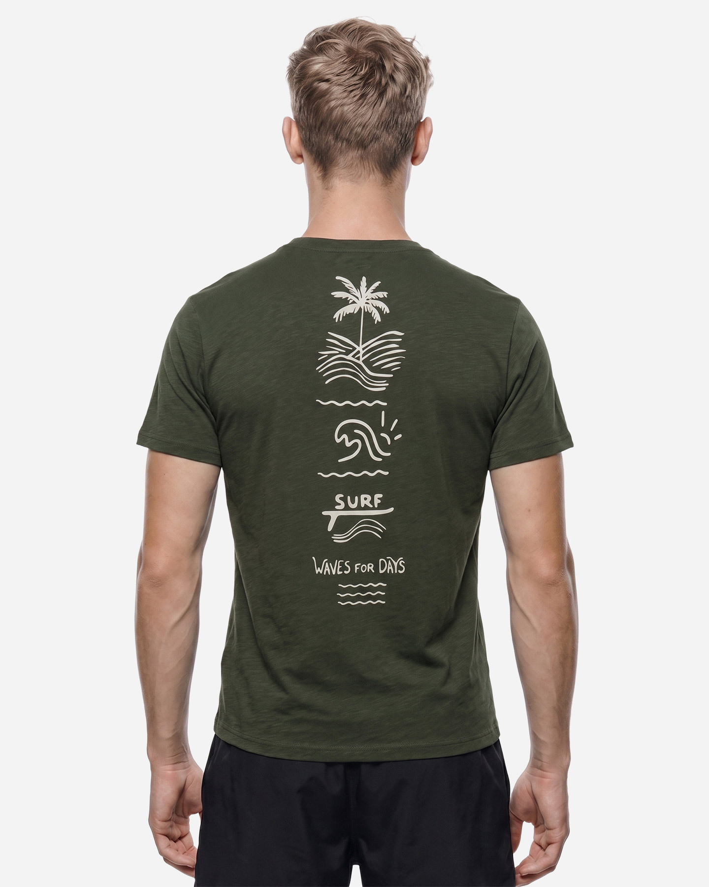 T-shirt MISTRAL ICONIC WAVE M - Verde - 3 | Cisalfa Sport
