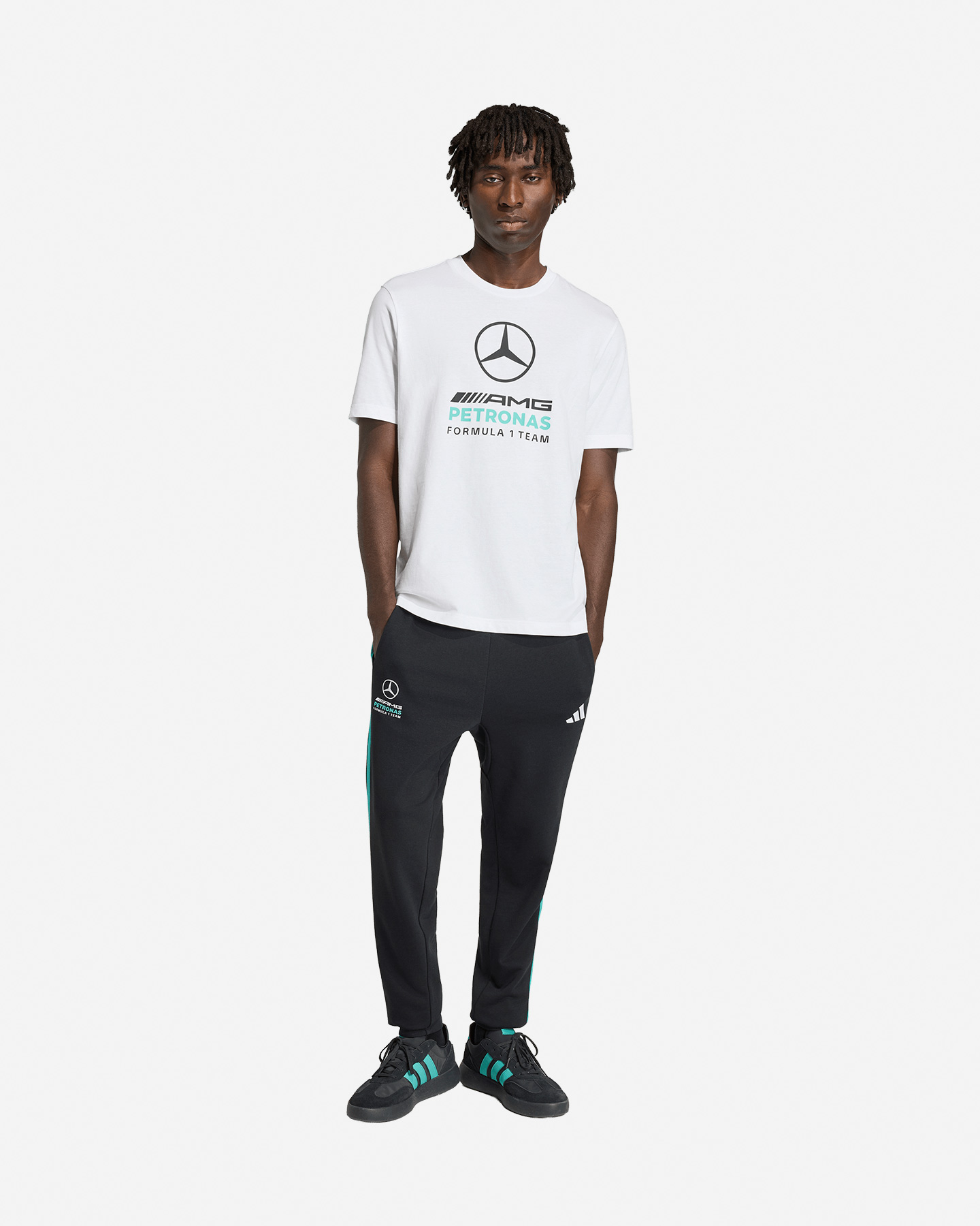 T-shirt ADIDAS MERCEDES TEAM DNA M - Bianco - 3 | Cisalfa Sport