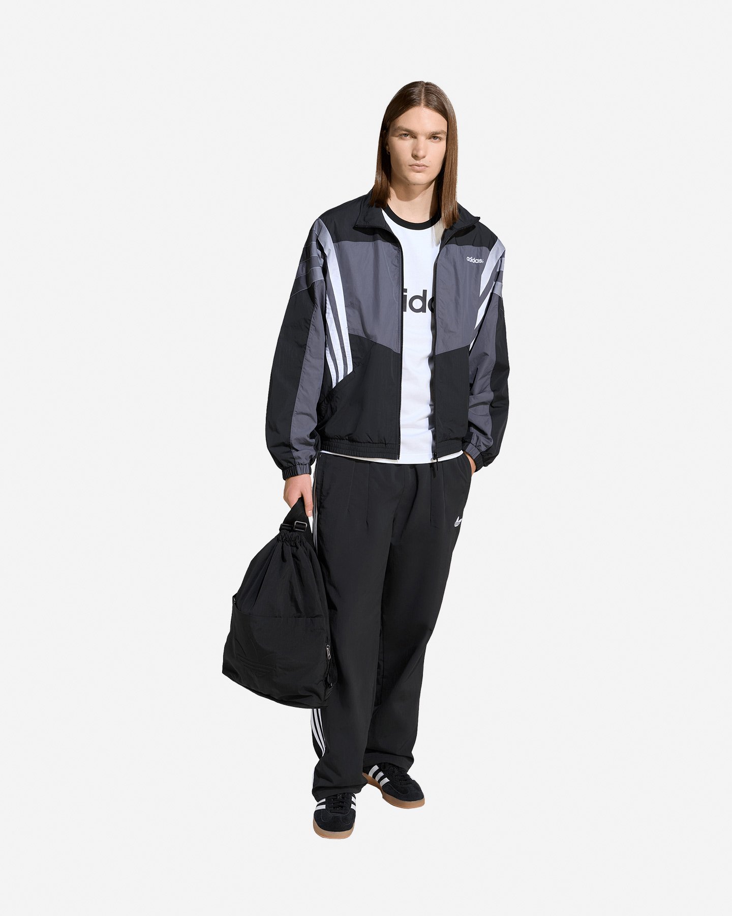 Felpa ADIDAS ORIGINALS SANTIAGO M - Nero - 3 | Cisalfa Sport