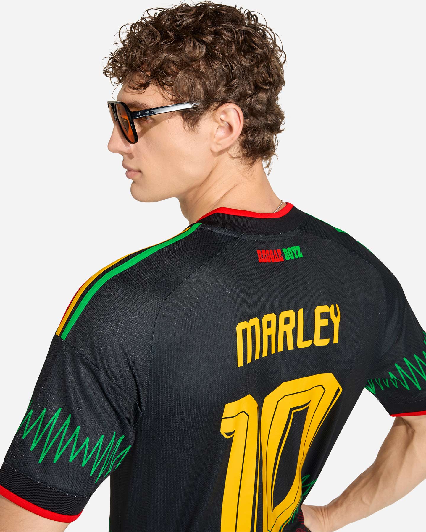 Maglia calcio ufficiale ADIDAS JAMAICA M10 AWAY M - Nero - 4 | Cisalfa Sport