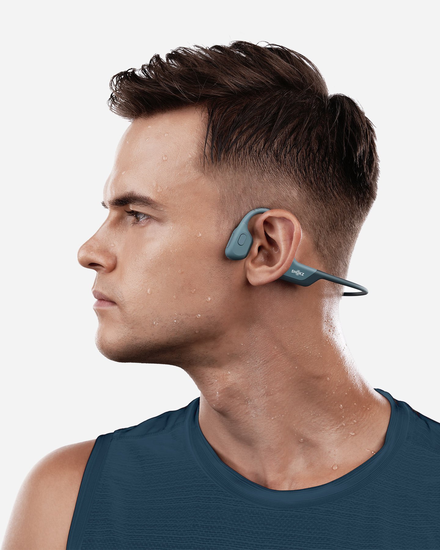 Cuffie audio SHOKZ OPENRUN PRO  - Blu - 4 | Cisalfa Sport