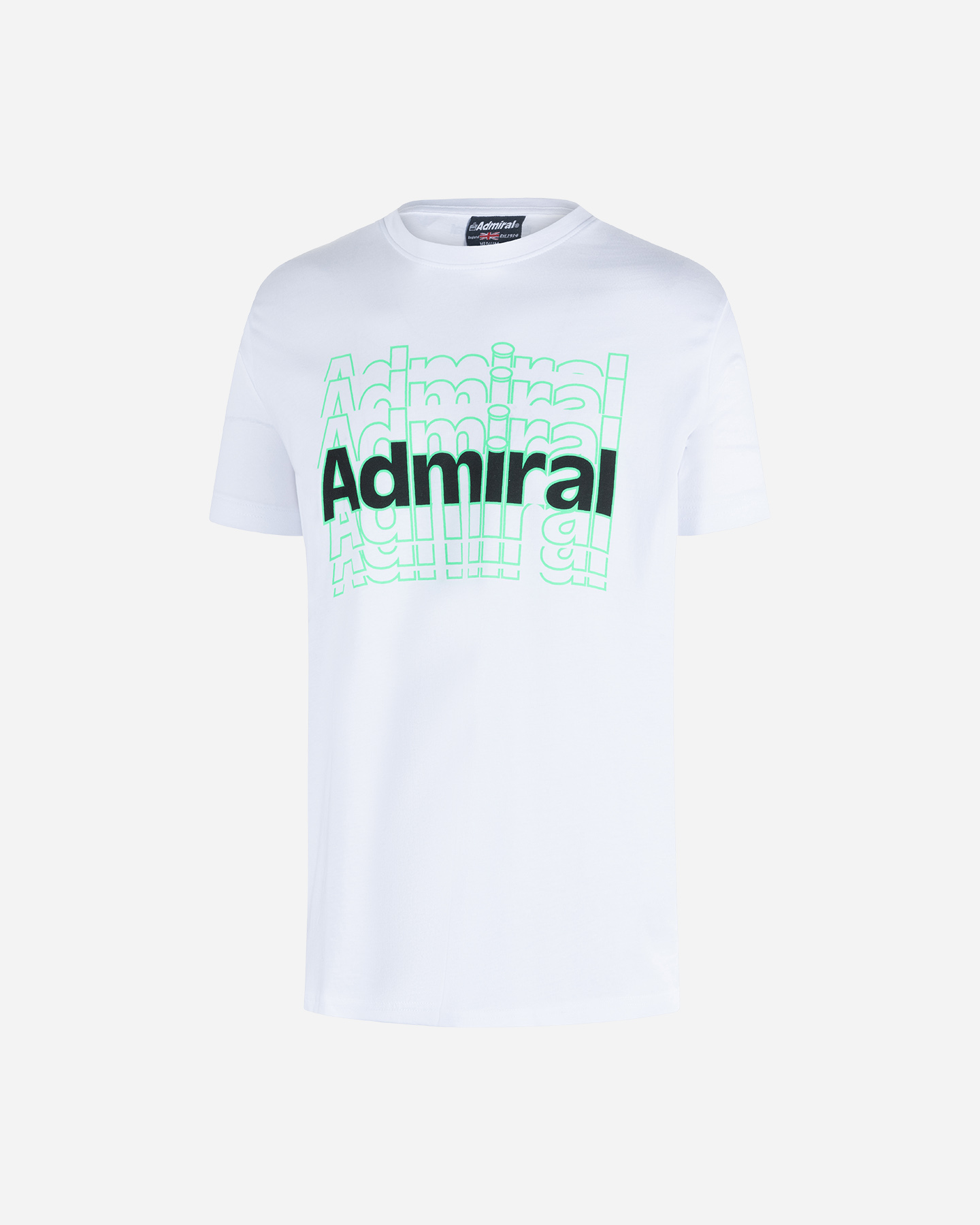 T-shirt ADMIRAL BIG LOGO COLLECTION M - Bianco - 0 | Cisalfa Sport