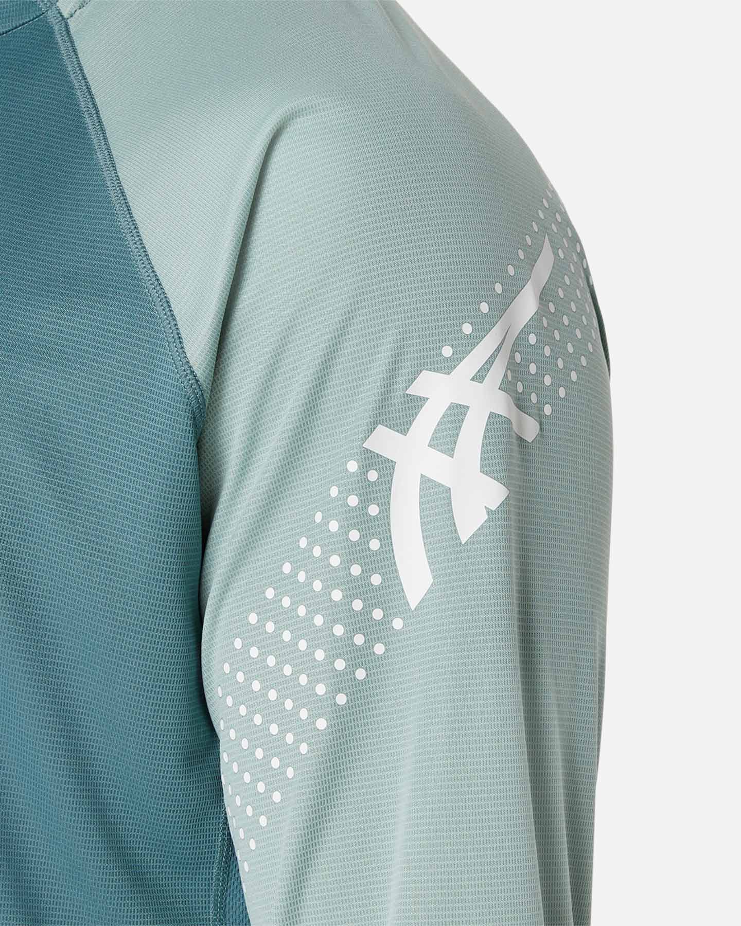 Maglia running ASICS ICON M - Azzurro - 5 | Cisalfa Sport