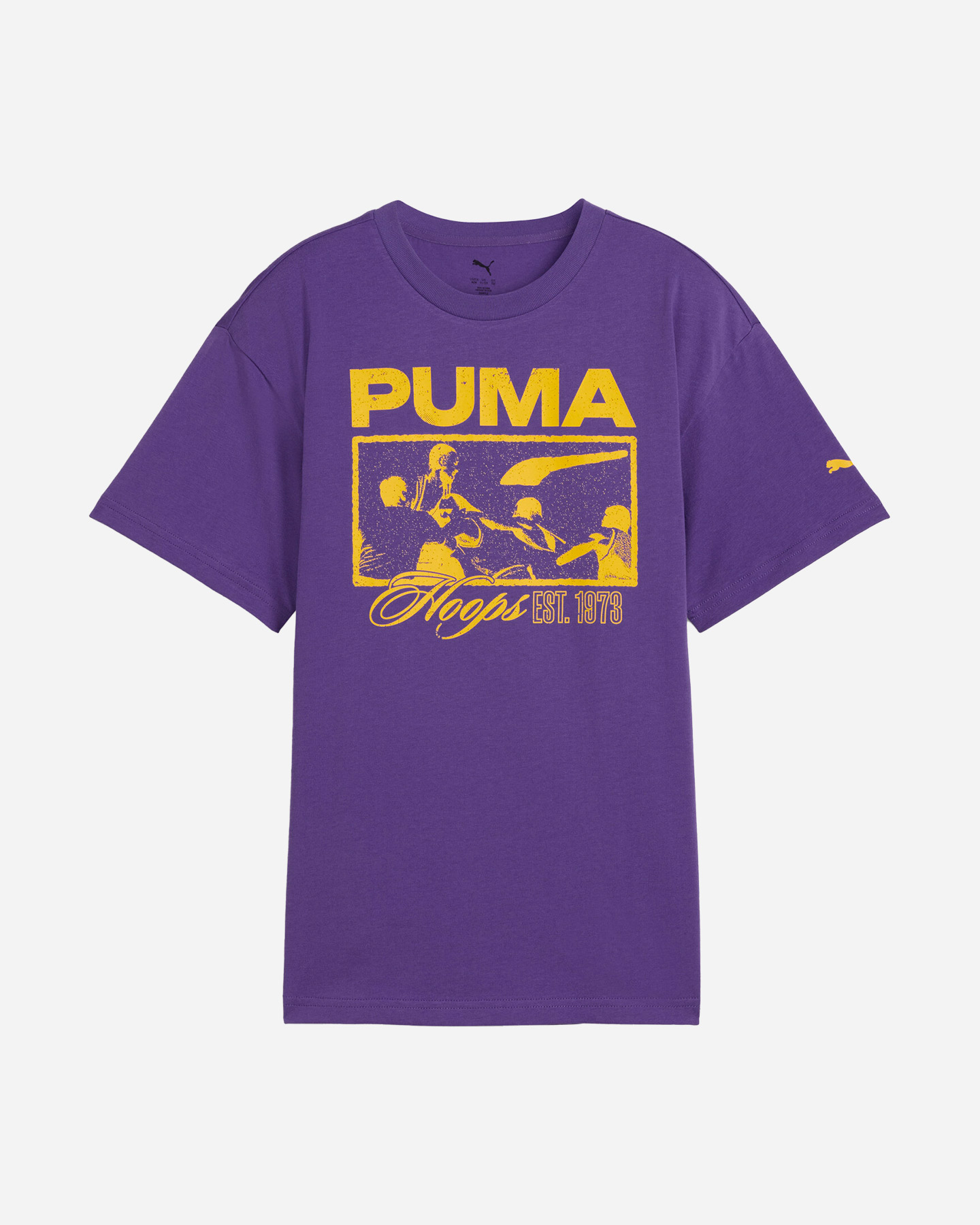 T-shirt PUMA HOOPS2 JR - Viola - 0 | Cisalfa Sport