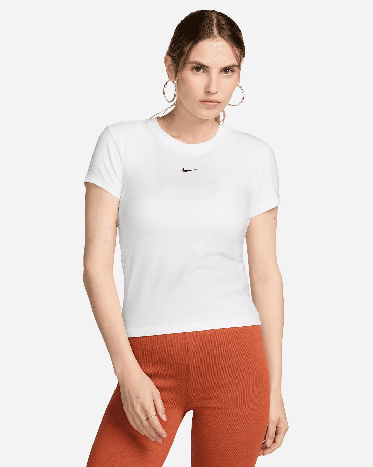 T-shirt NIKE CROP CHILL W - Bianco - 0 | Cisalfa Sport
