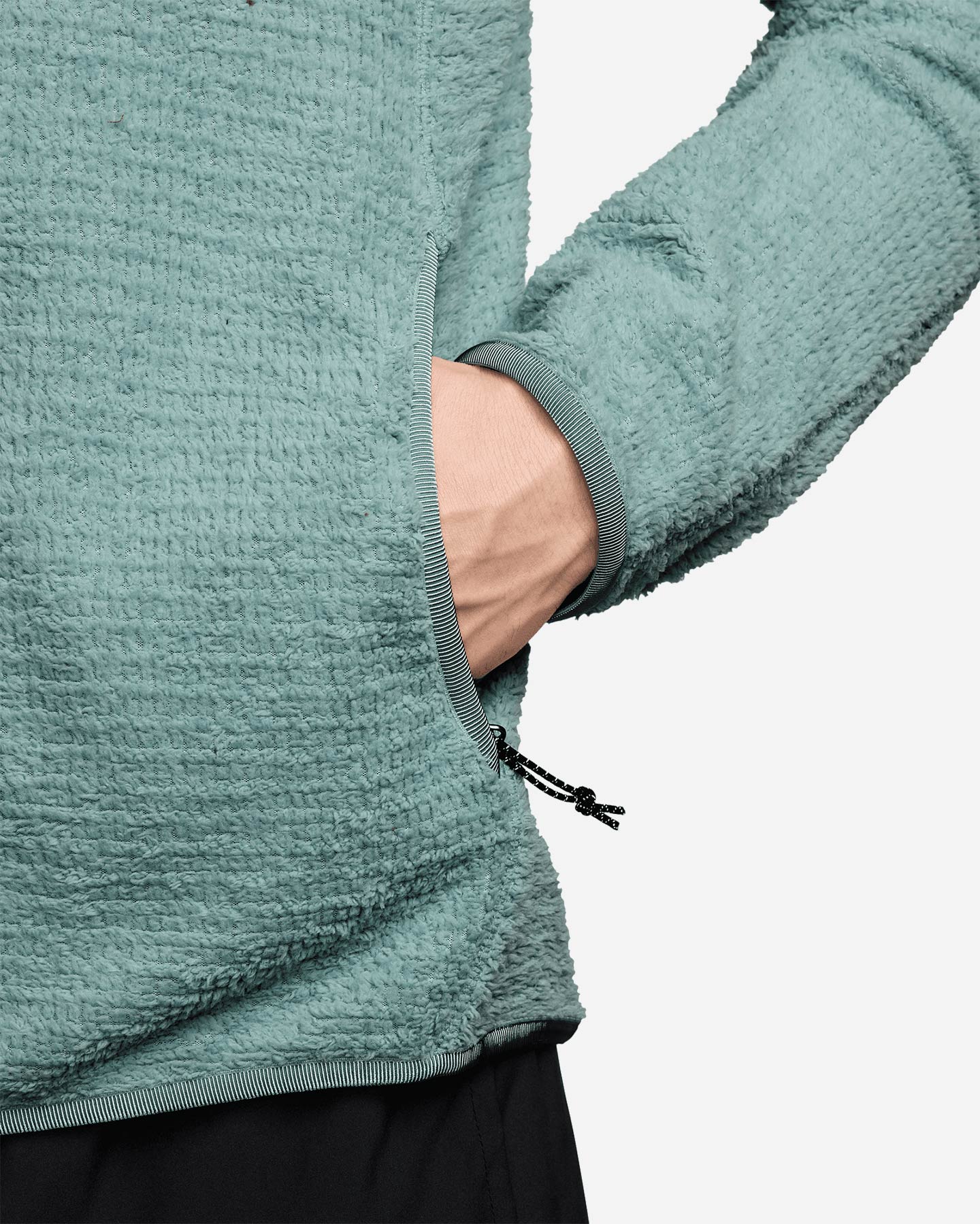 Giacca running NIKE TRAIL FLEECE M - Grigio - 2 | Cisalfa Sport