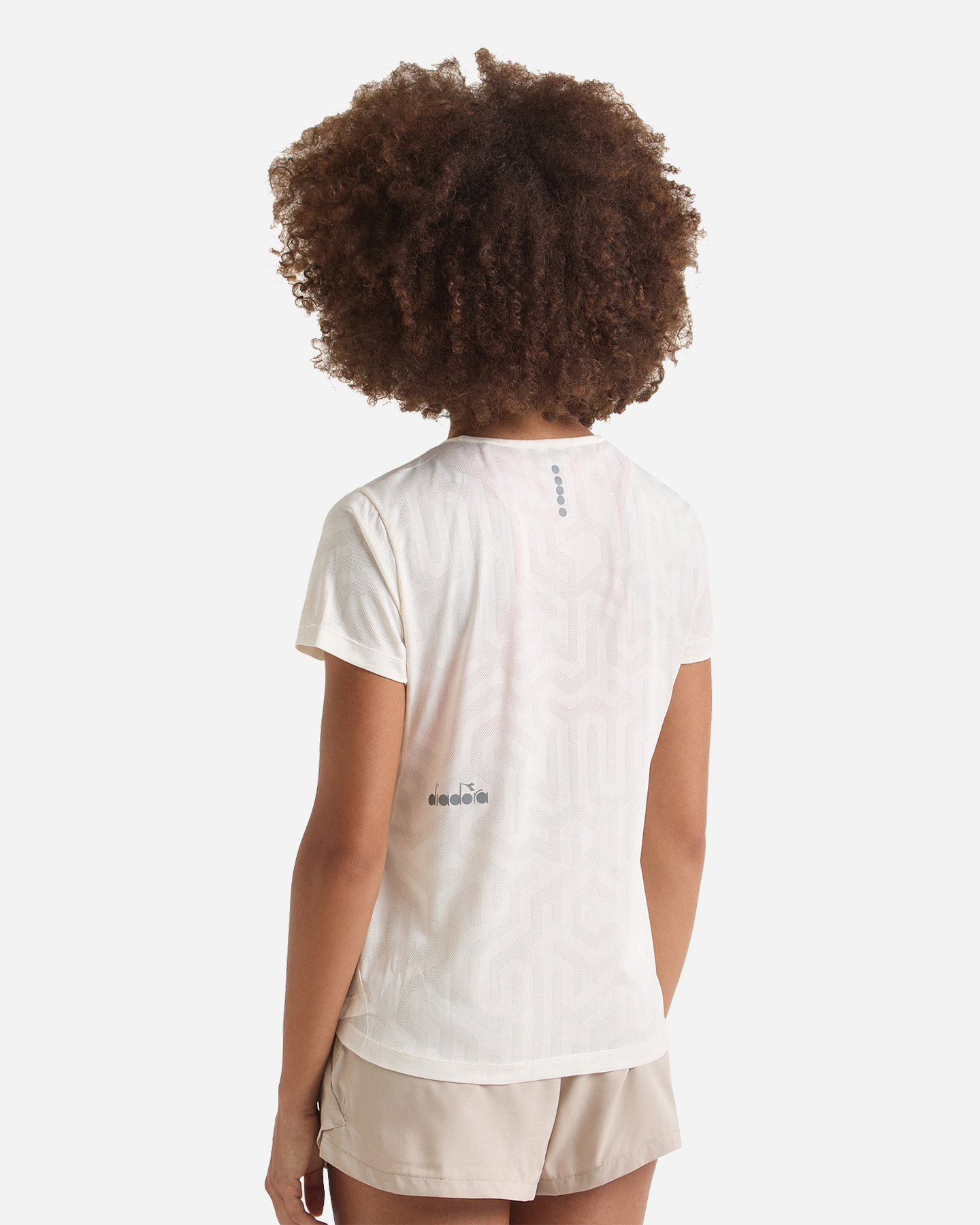 T-shirt running DIADORA SUPERLIGHT W - Bianco - 2 | Cisalfa Sport