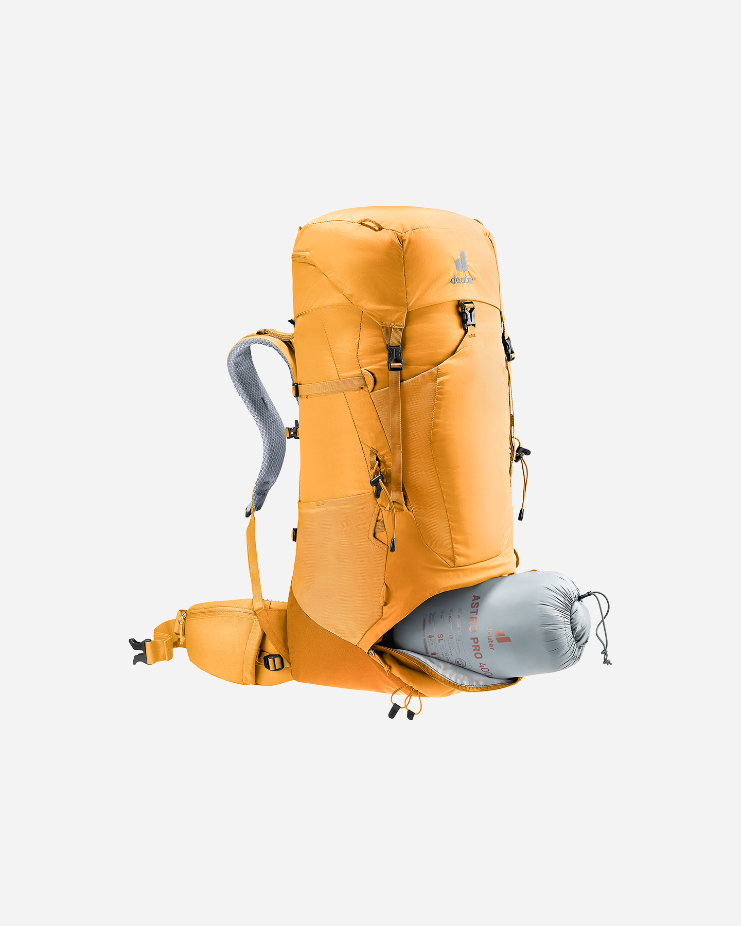 Zaino trekking DEUTER AIRCONTACT LITE 50+10  - Arancione - 5 | Cisalfa Sport