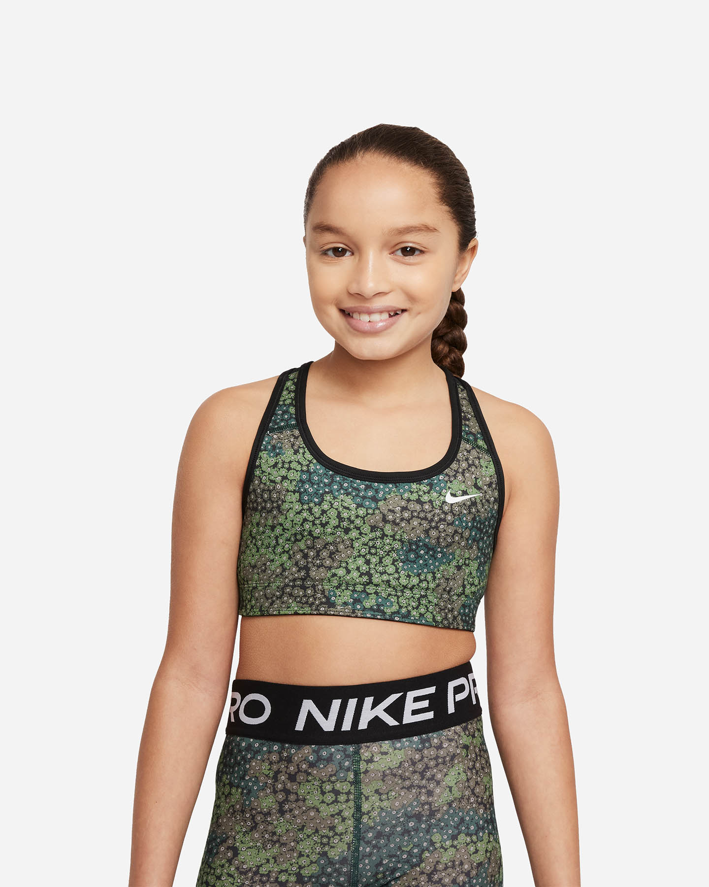 Canotta NIKE DRI FIT SWOOSH JR - Verde - 0 | Cisalfa Sport