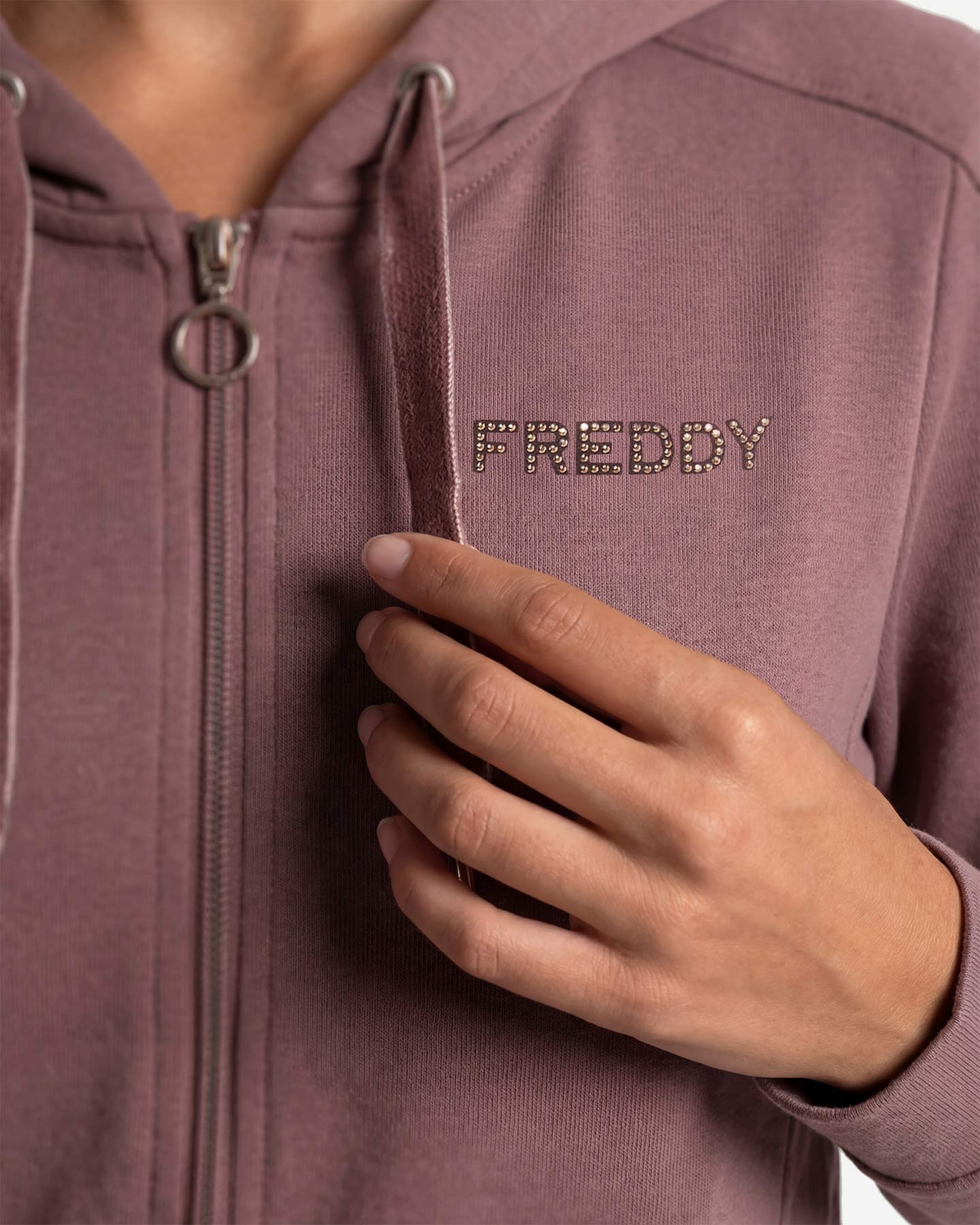 Felpa FREDDY COLLEGE LUX W - Rosa - 5 | Cisalfa Sport