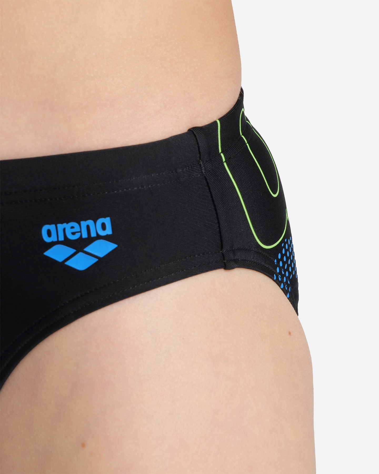 Slip piscina ARENA GRAPHIC JR - Nero - 4 | Cisalfa Sport