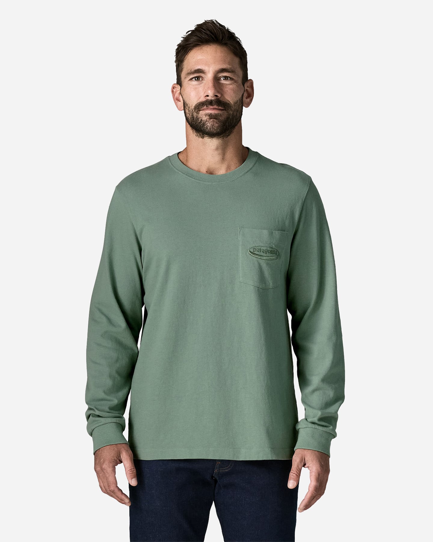 Maglia PATAGONIA 95 OVAL LOGO POCKET M - Verde - 1 | Cisalfa Sport