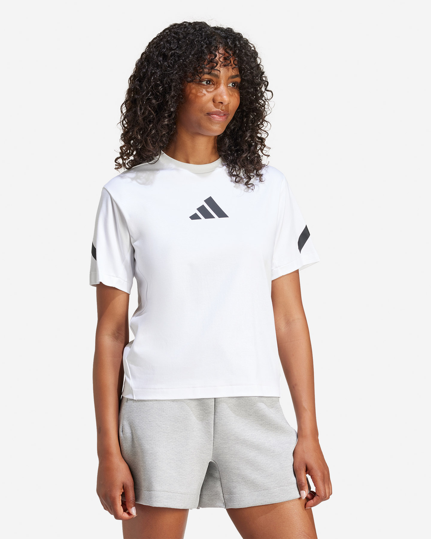 T-shirt ADIDAS Z.N.E. W - Bianco - 3 | Cisalfa Sport
