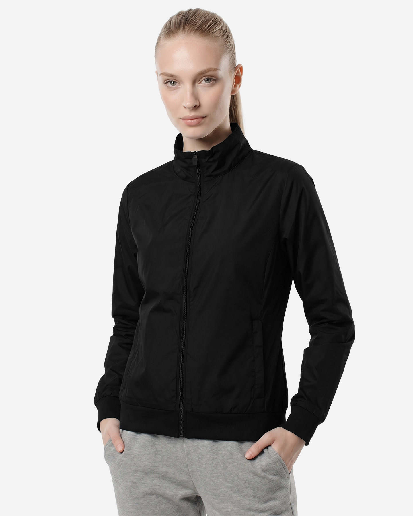 Giacca tennis ABC ESSENTIAL W - Nero - 2 | Cisalfa Sport
