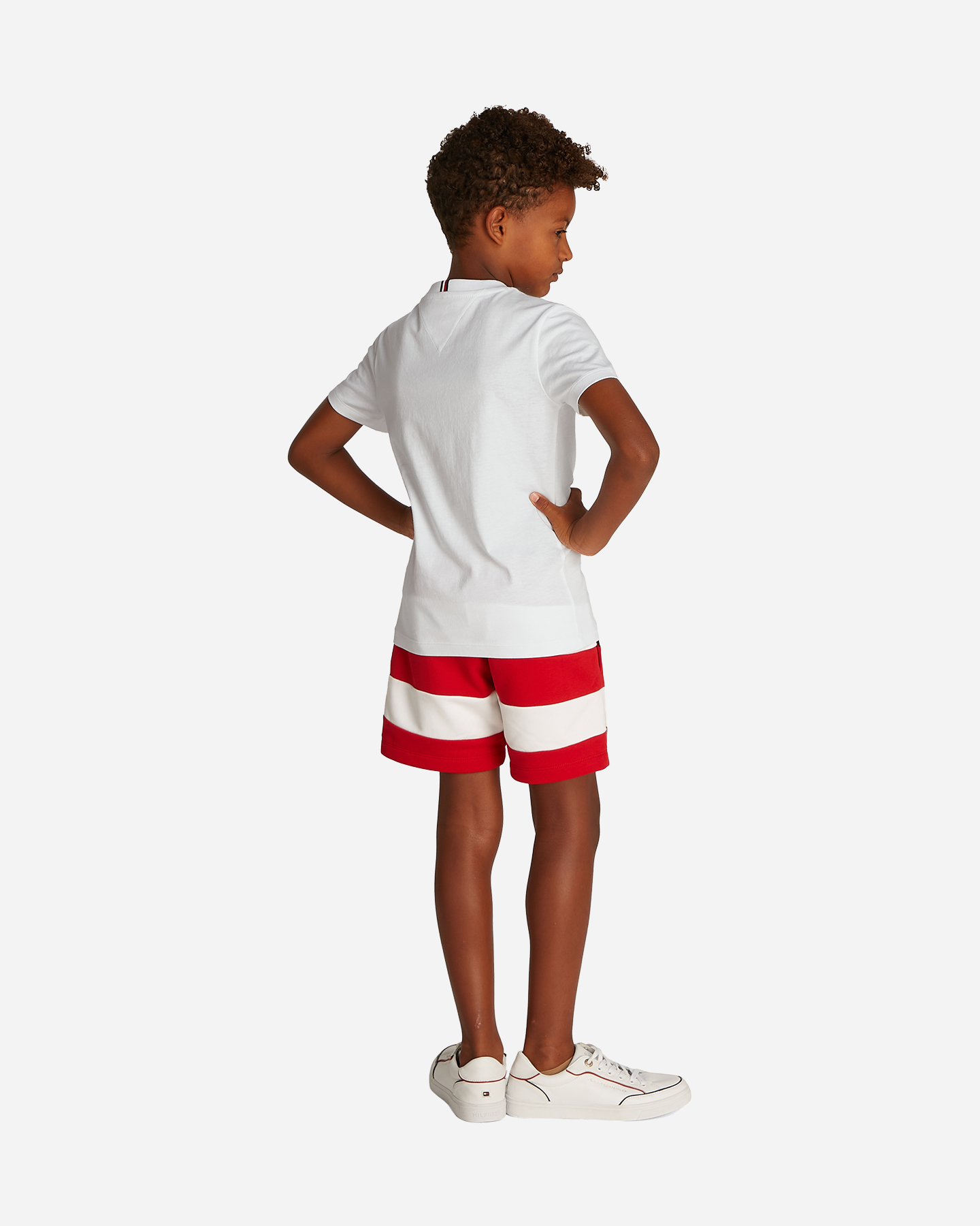 T-shirt TOMMY HILFIGER FLAG JR - Bianco - 3 | Cisalfa Sport