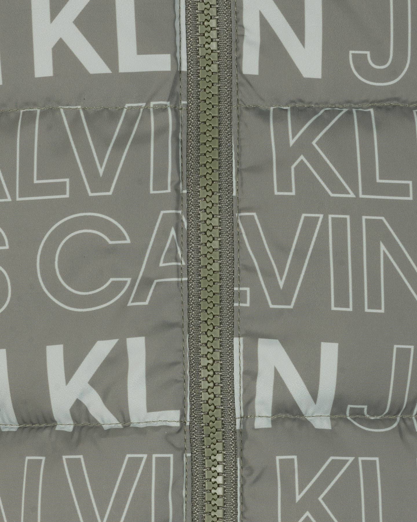 Gilet CALVIN KLEIN JEANS ALLOVER PRINTED JR - Verde - 2 | Cisalfa Sport