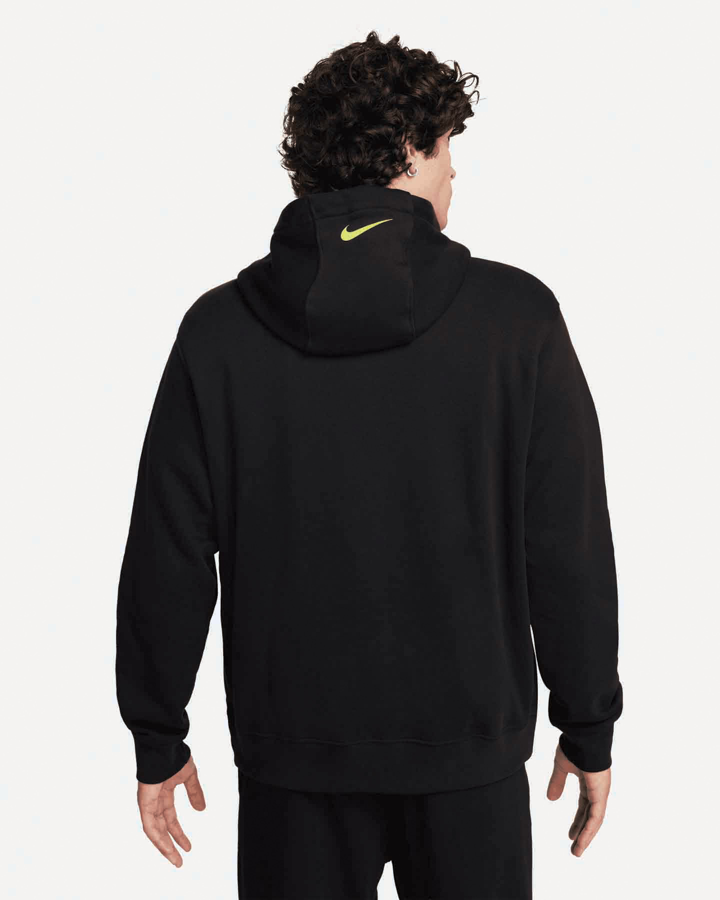 Felpa NIKE SWOOSH BIG LOGO HOODIE M - Nero - 1 | Cisalfa Sport