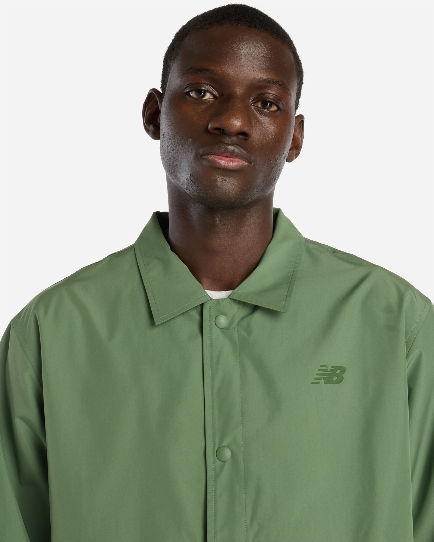 Felpa NEW BALANCE ESSENTIAL COACH M - Verde - 4 | Cisalfa Sport