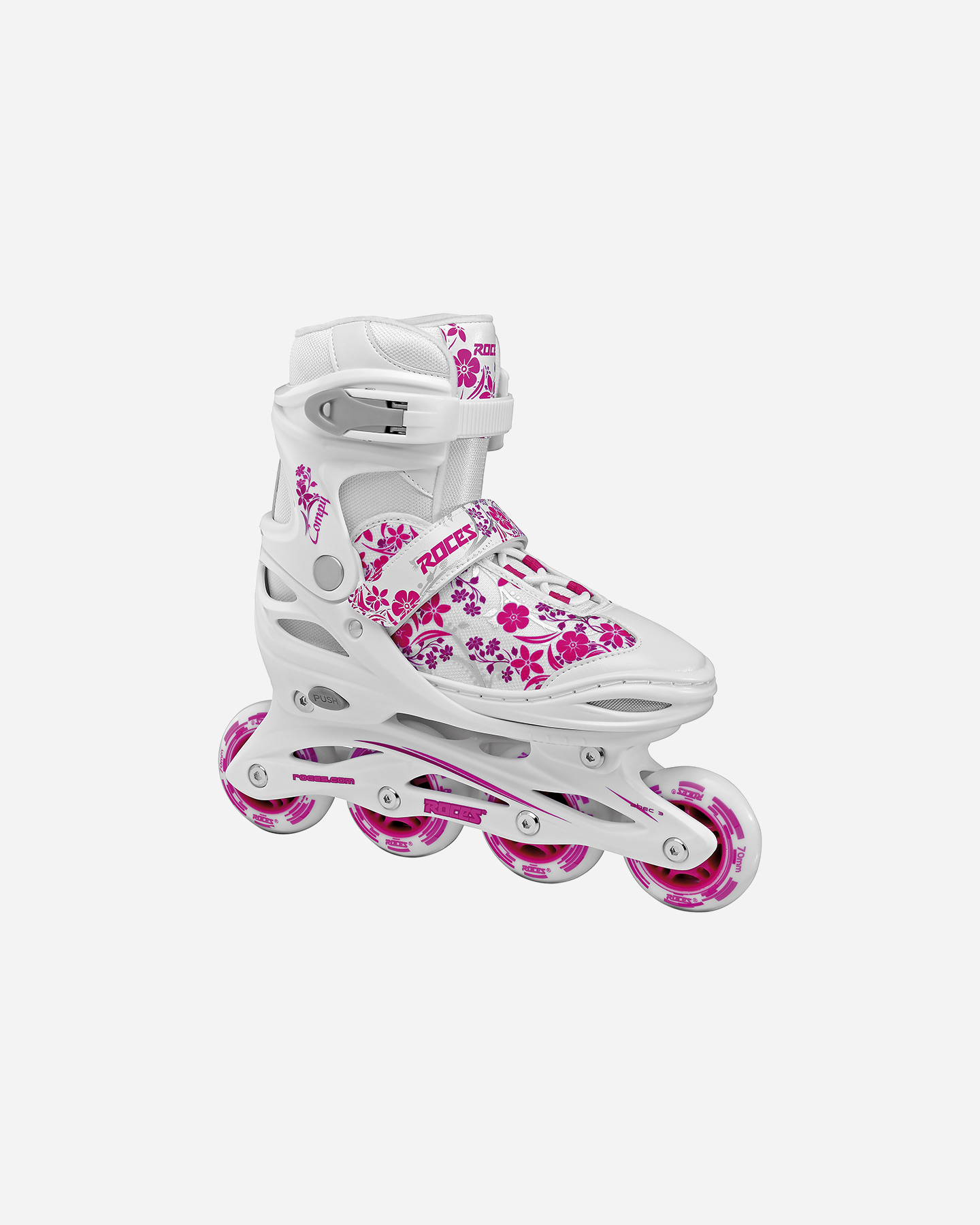 Pattini inline ROCES COMPY 8.0 JR - Bianco - 0 | Cisalfa Sport