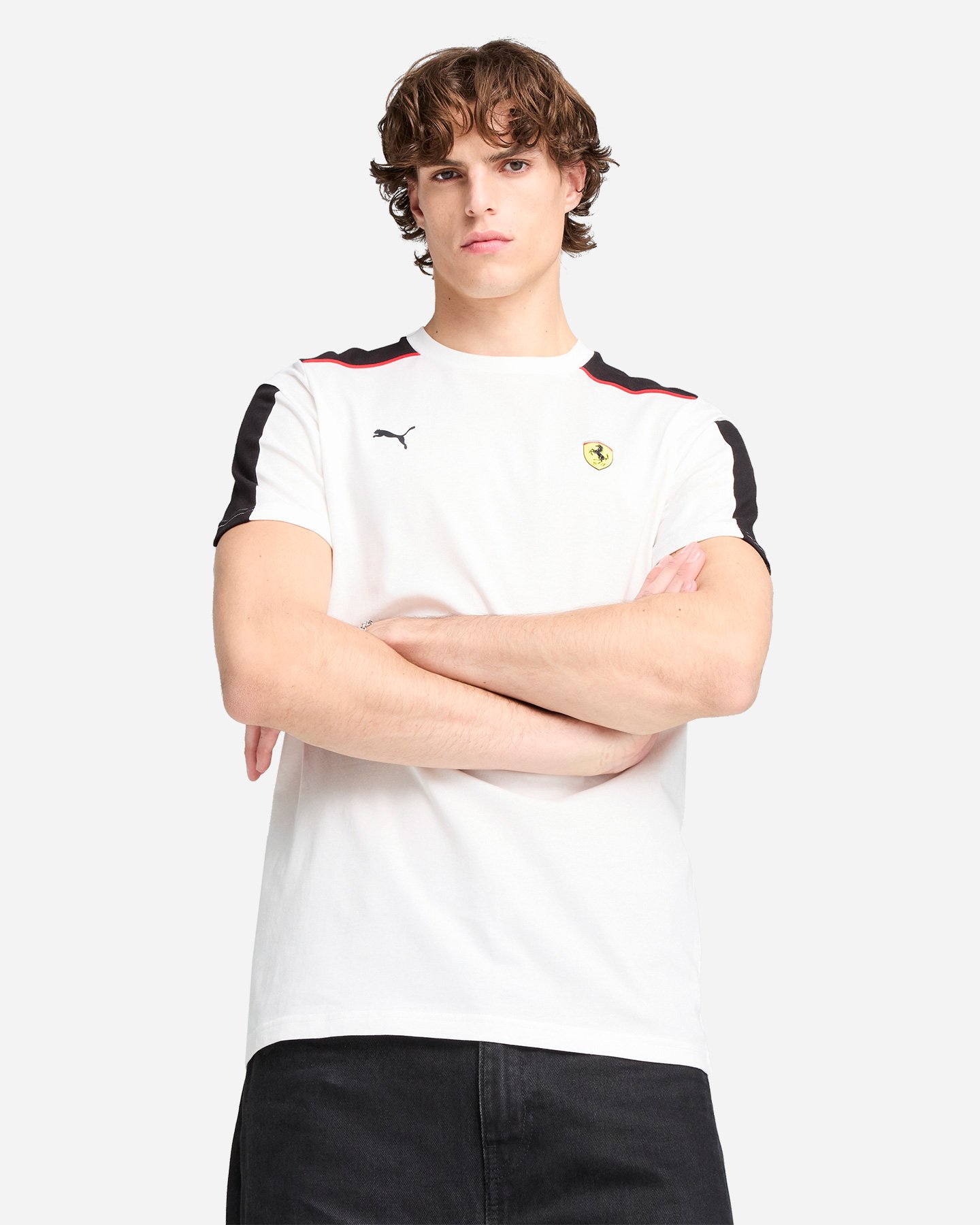 T-shirt PUMA FERRARI RACE MT7 M - Bianco - 2 | Cisalfa Sport