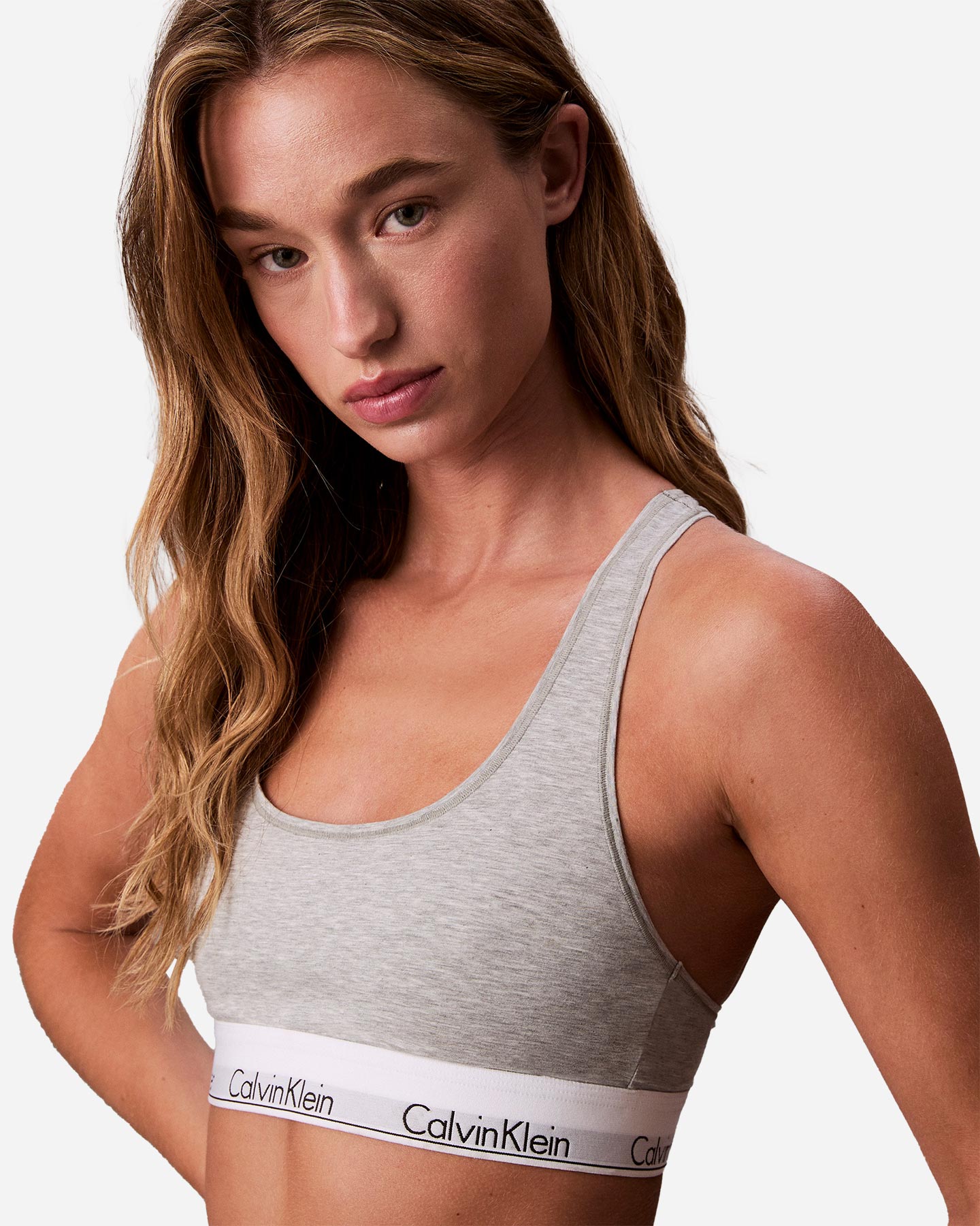 Intimo CALVIN KLEIN UNDERWEAR BRALETTE UNLINED W - Grigio - 4 | Cisalfa Sport