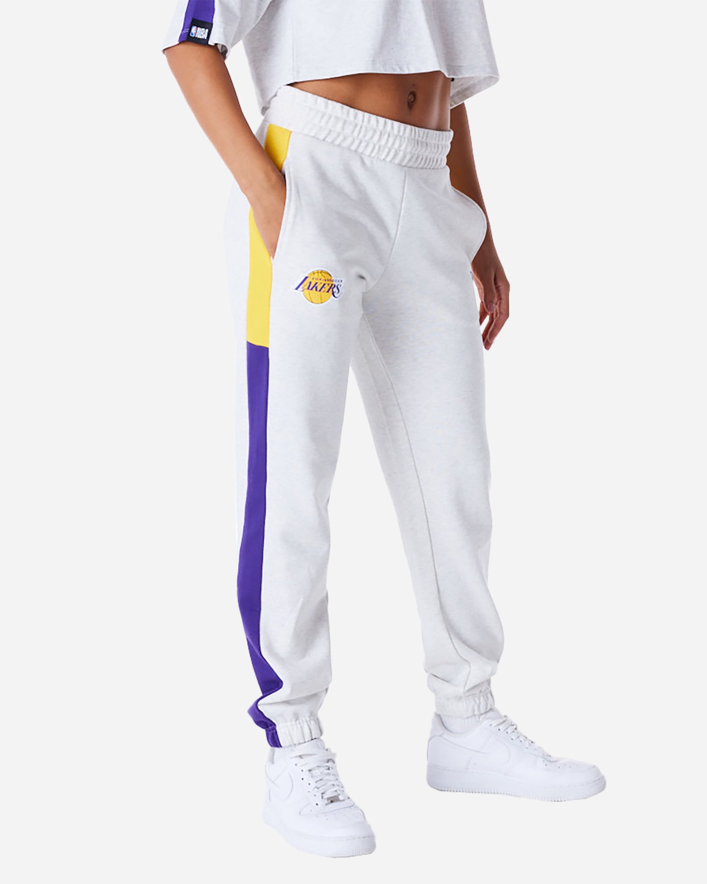 Pantalone NEW ERA LAKERS W - Bianco - 0 | Cisalfa Sport