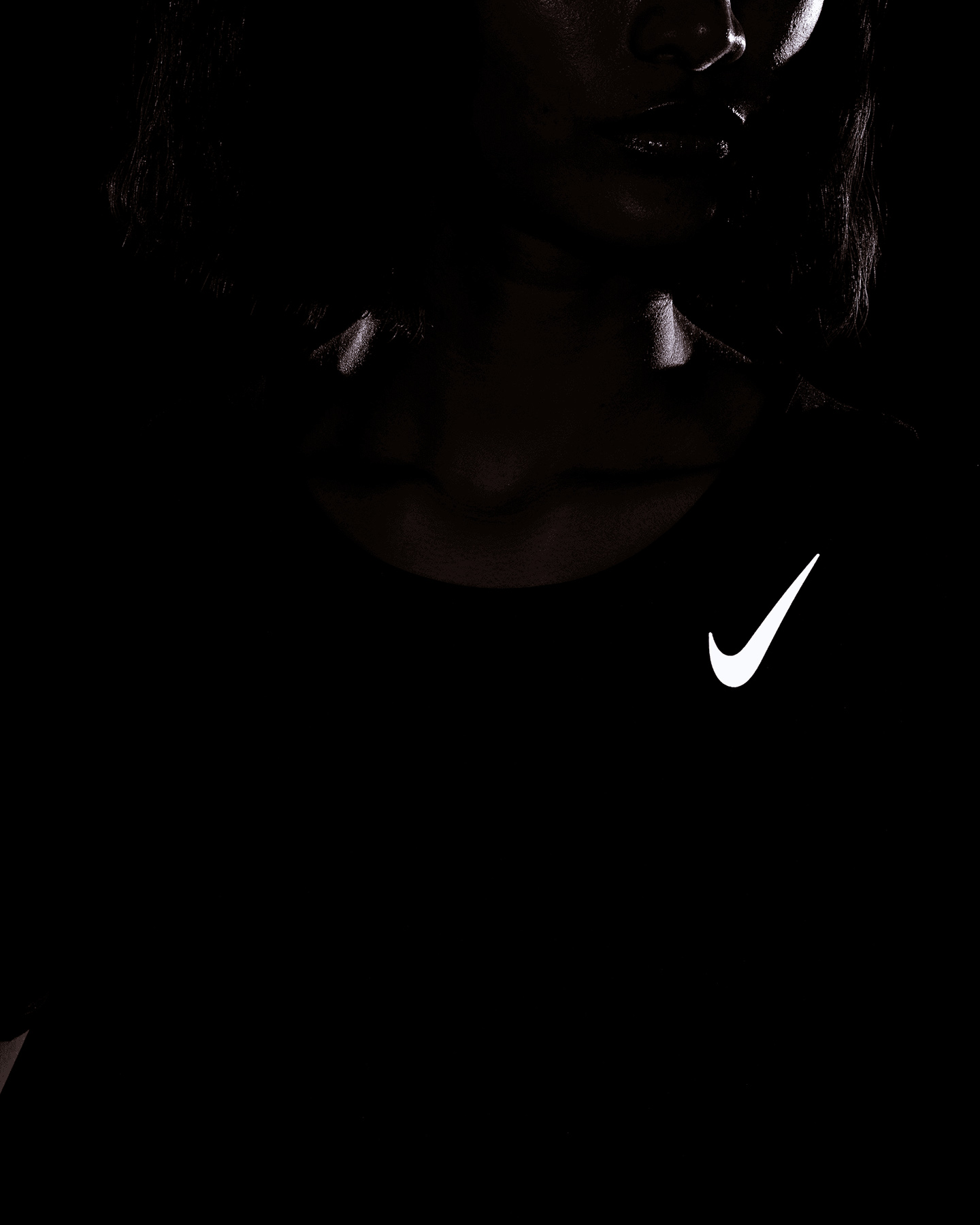 T-shirt running NIKE DRI-FIT RACE W - Nero - 5 | Cisalfa Sport