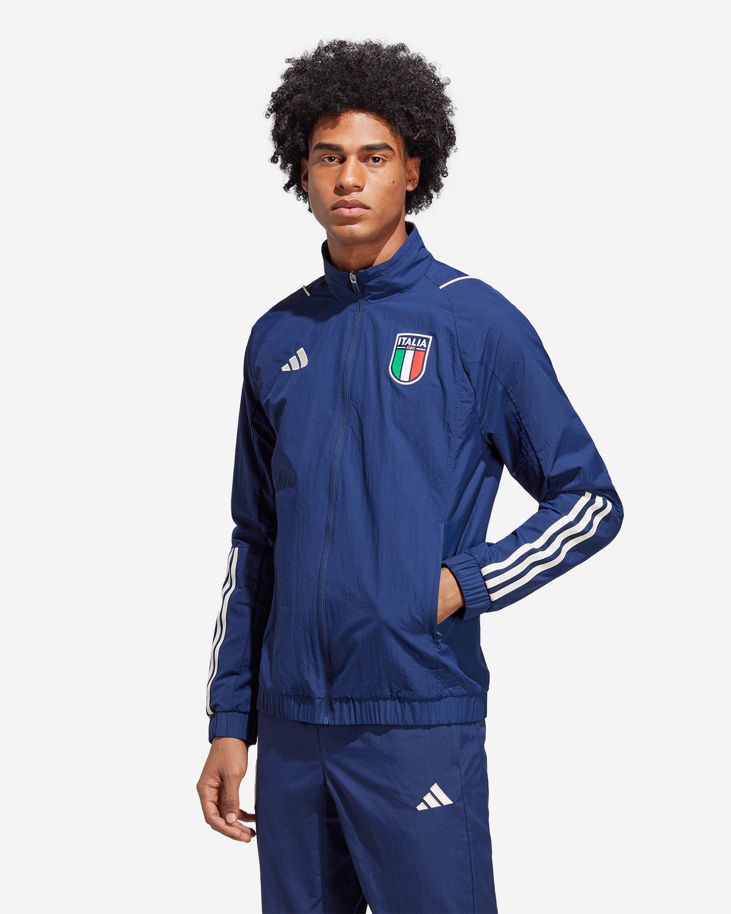 Abbigliamento calcio ufficiale ADIDAS ITALIA PREMATCH M - Blu - 1 | Cisalfa Sport