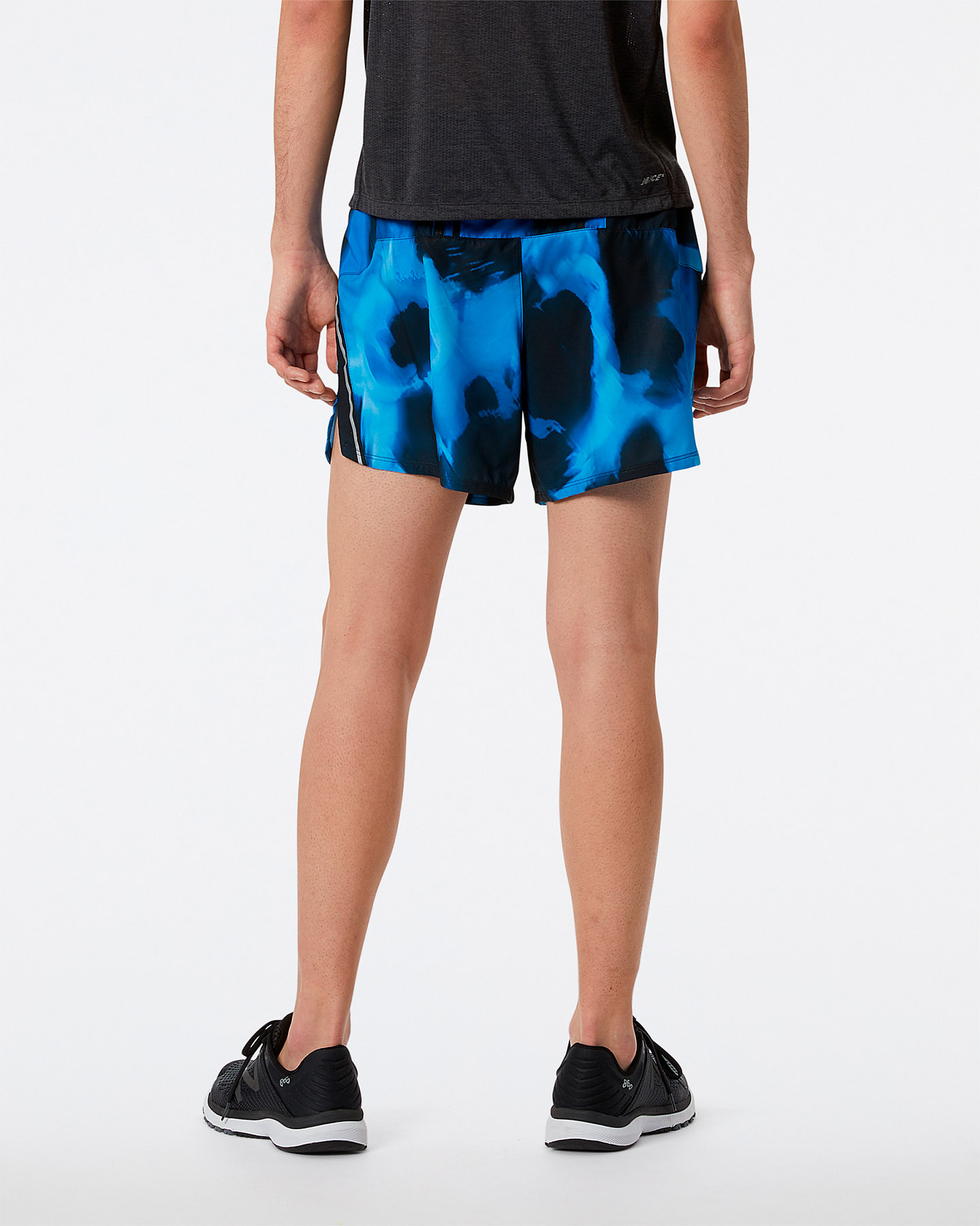 Short running NEW BALANCE PRINTED IMPACT RUN 5" M - Nero - 2 | Cisalfa Sport