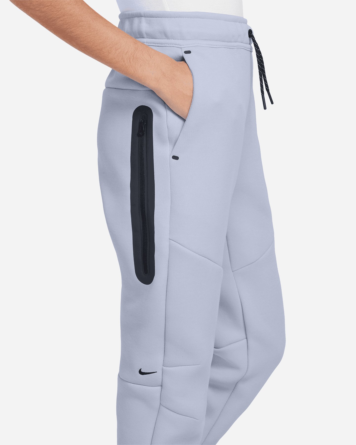 Pantalone NIKE TECH FLEECE 2 GHOST JR - Azzurro - 2 | Cisalfa Sport