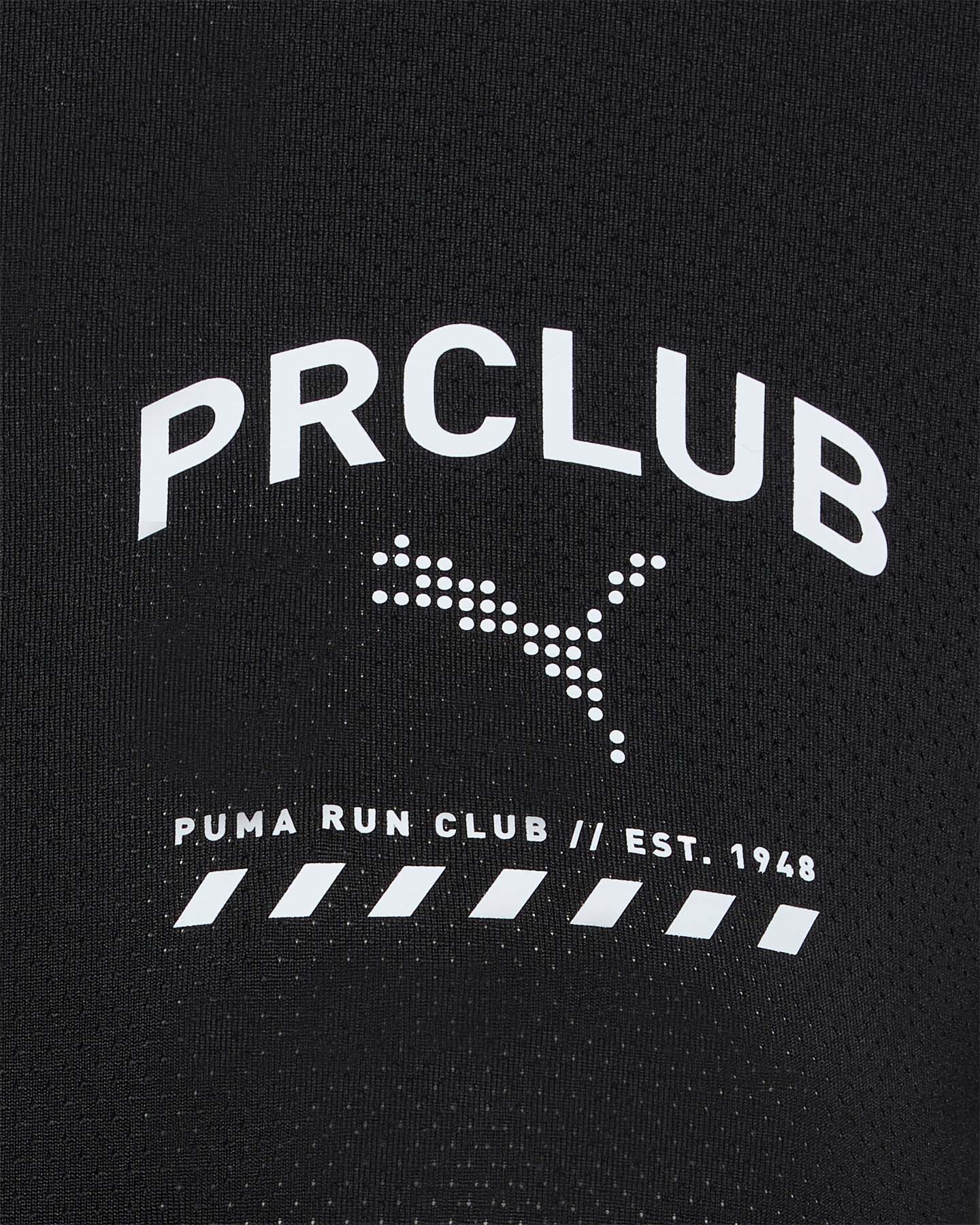 Maglia running PUMA RUN CLUB GRAPHIC W - Nero - 2 | Cisalfa Sport